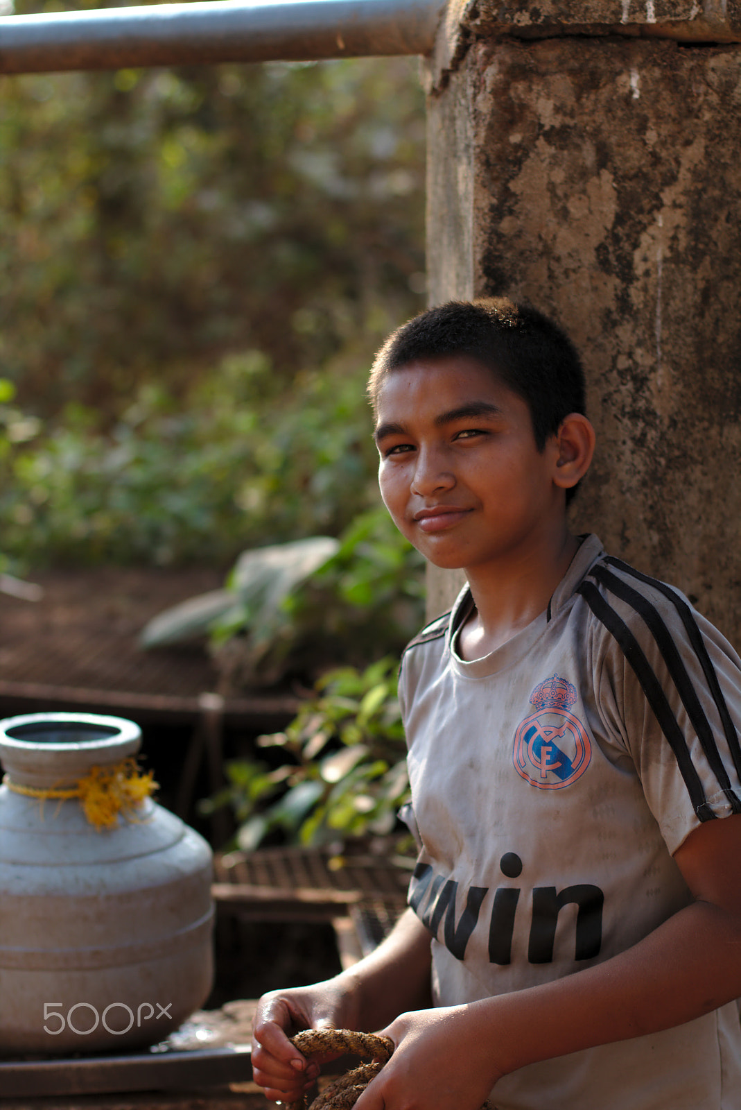 Canon EOS 70D + Canon EF 50mm F1.4 USM sample photo. Indian boy photography