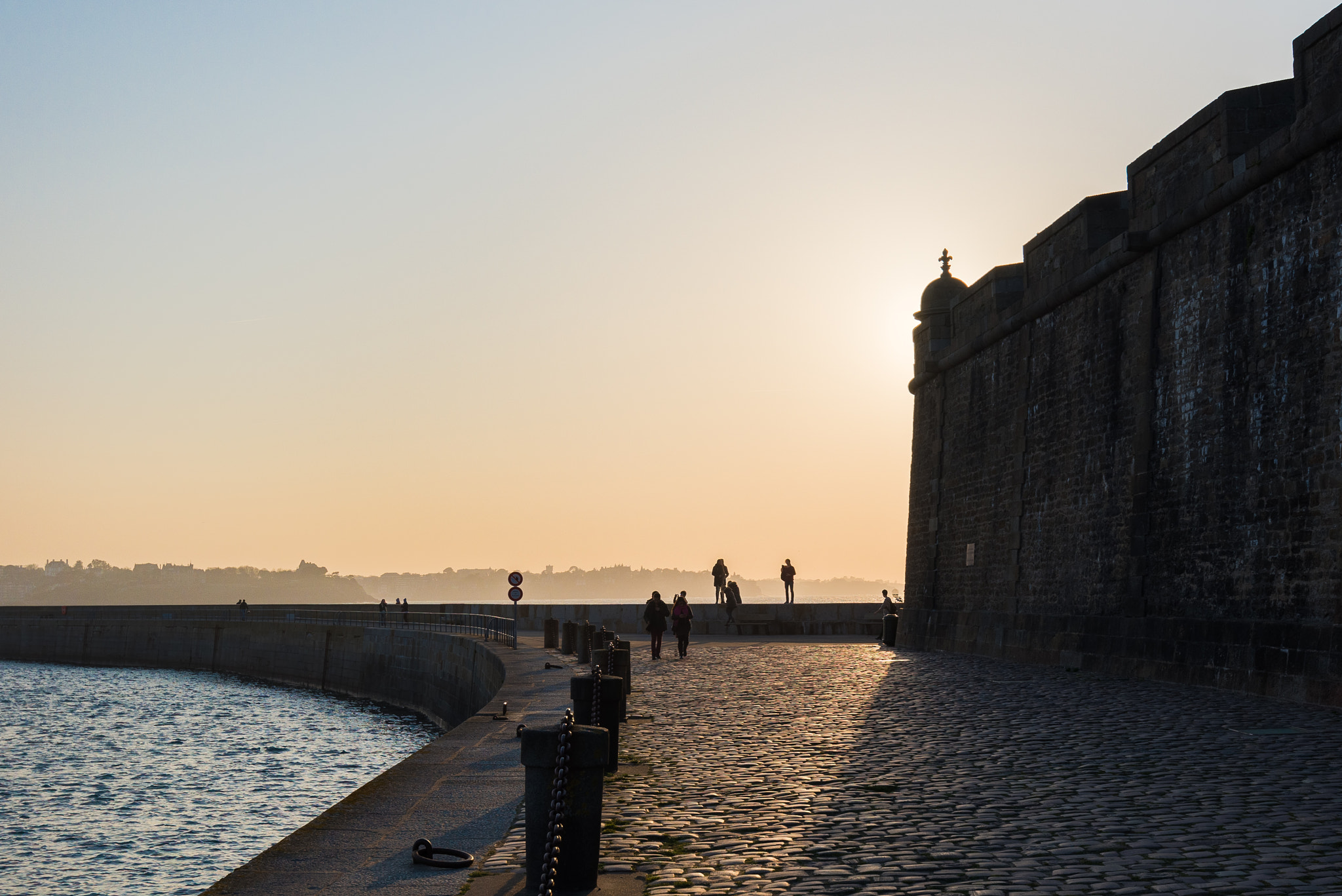 Nikon D610 sample photo. Saint-malo's wall photography