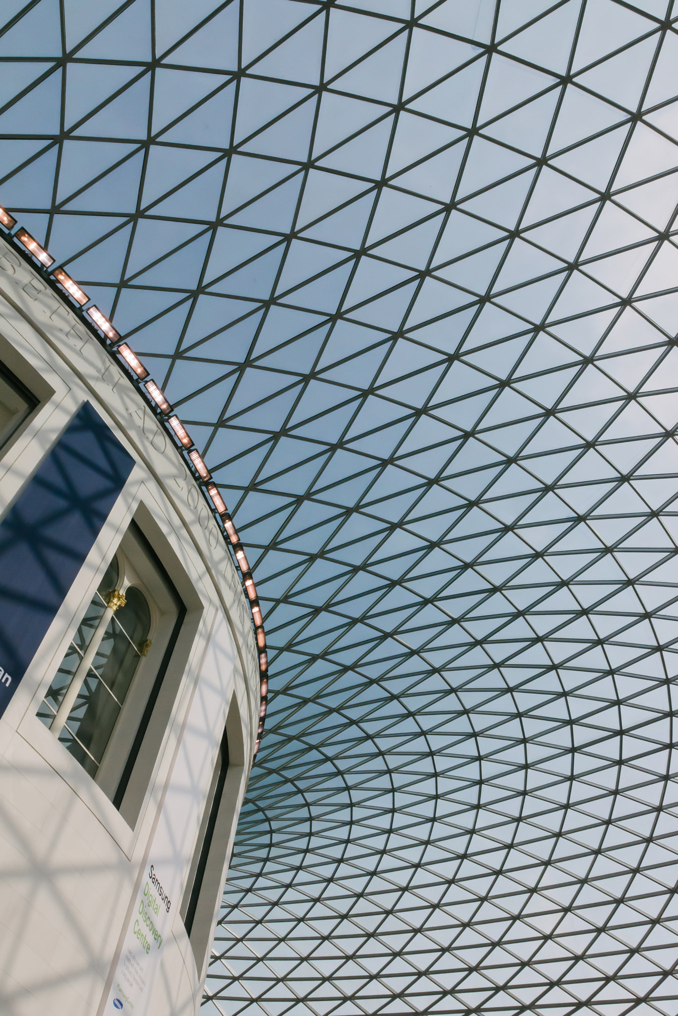 Nikon D7200 sample photo. The roof of the great court at the british museum photography
