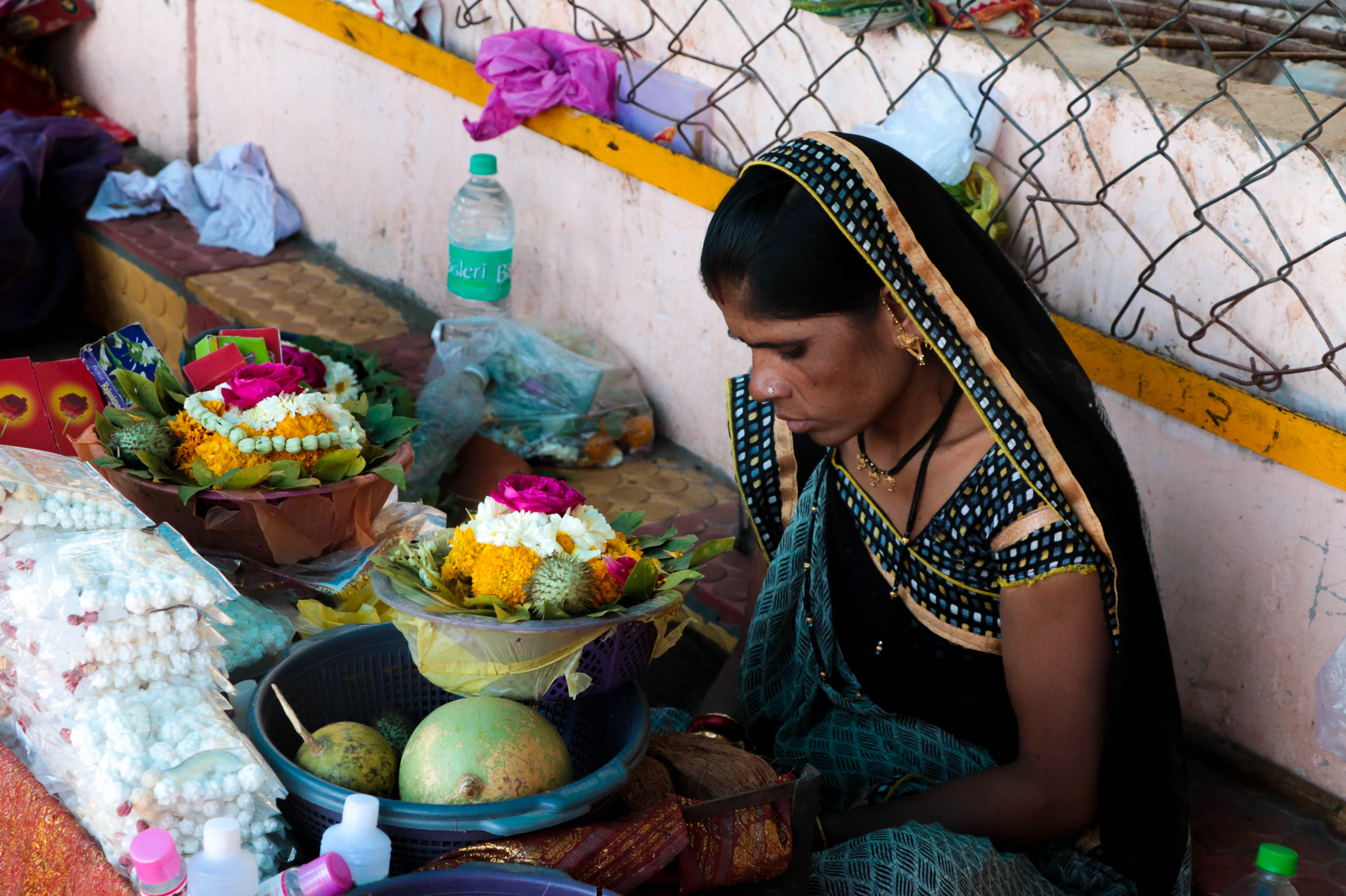 Canon EOS 760D (EOS Rebel T6s / EOS 8000D) + Canon EF-S 18-135mm F3.5-5.6 IS USM sample photo. Indian woman ii photography