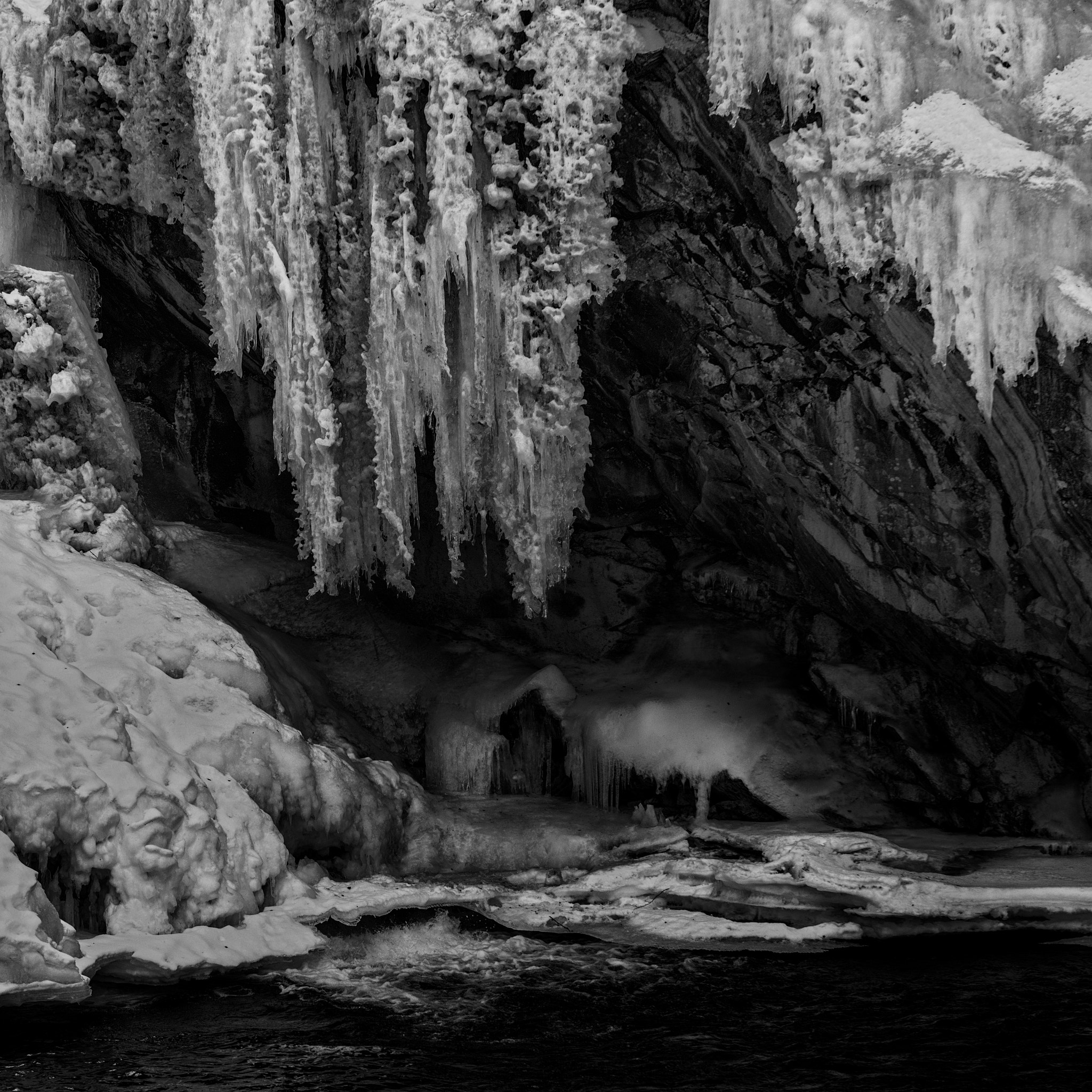Nikon D800 sample photo. Frozen waterfall photography
