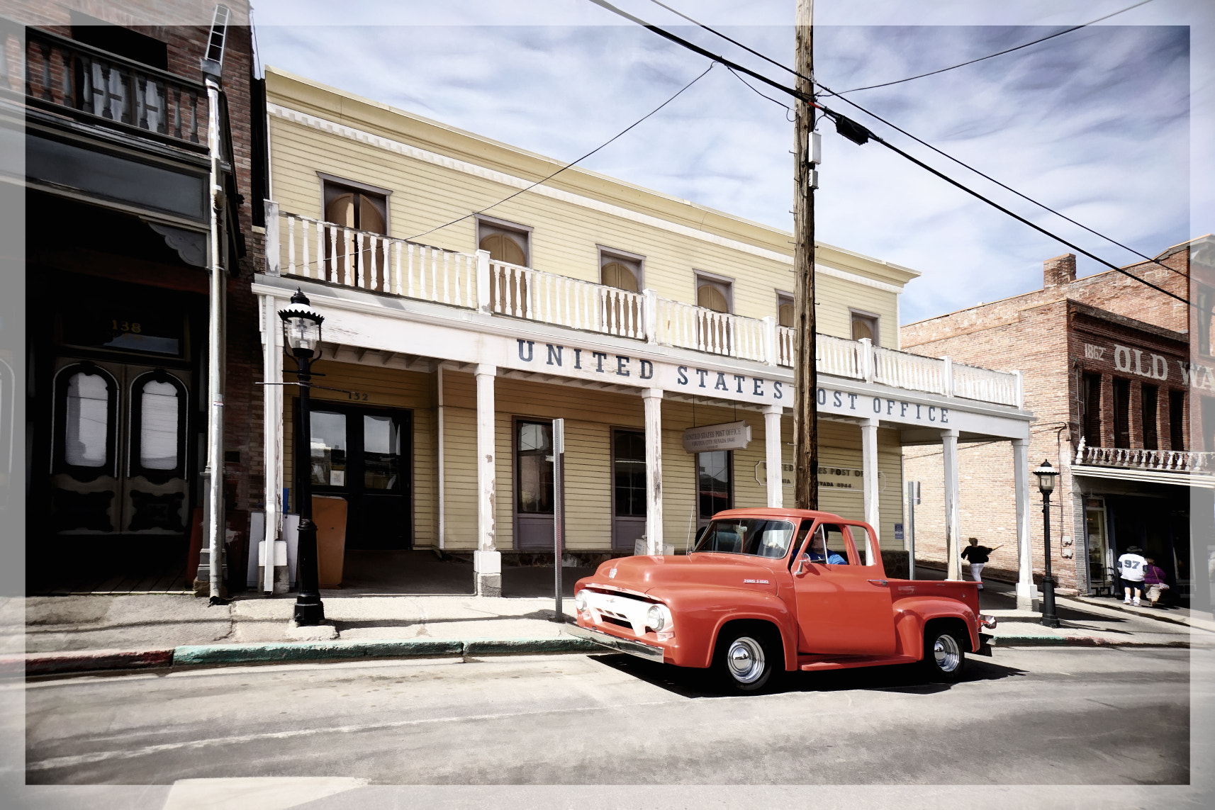 Sony a7 sample photo. Red truck photography