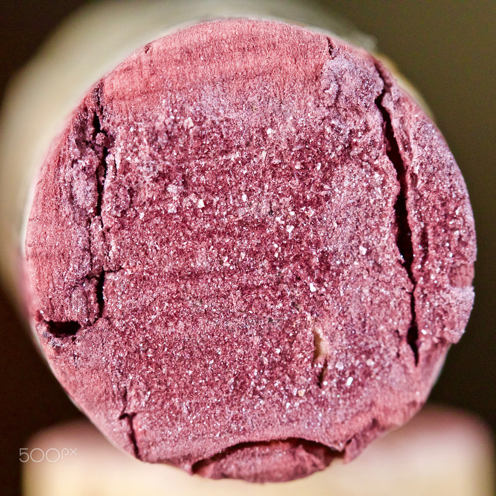 Canon EF 100mm F2.8L Macro IS USM sample photo. Crystals on a cork photography