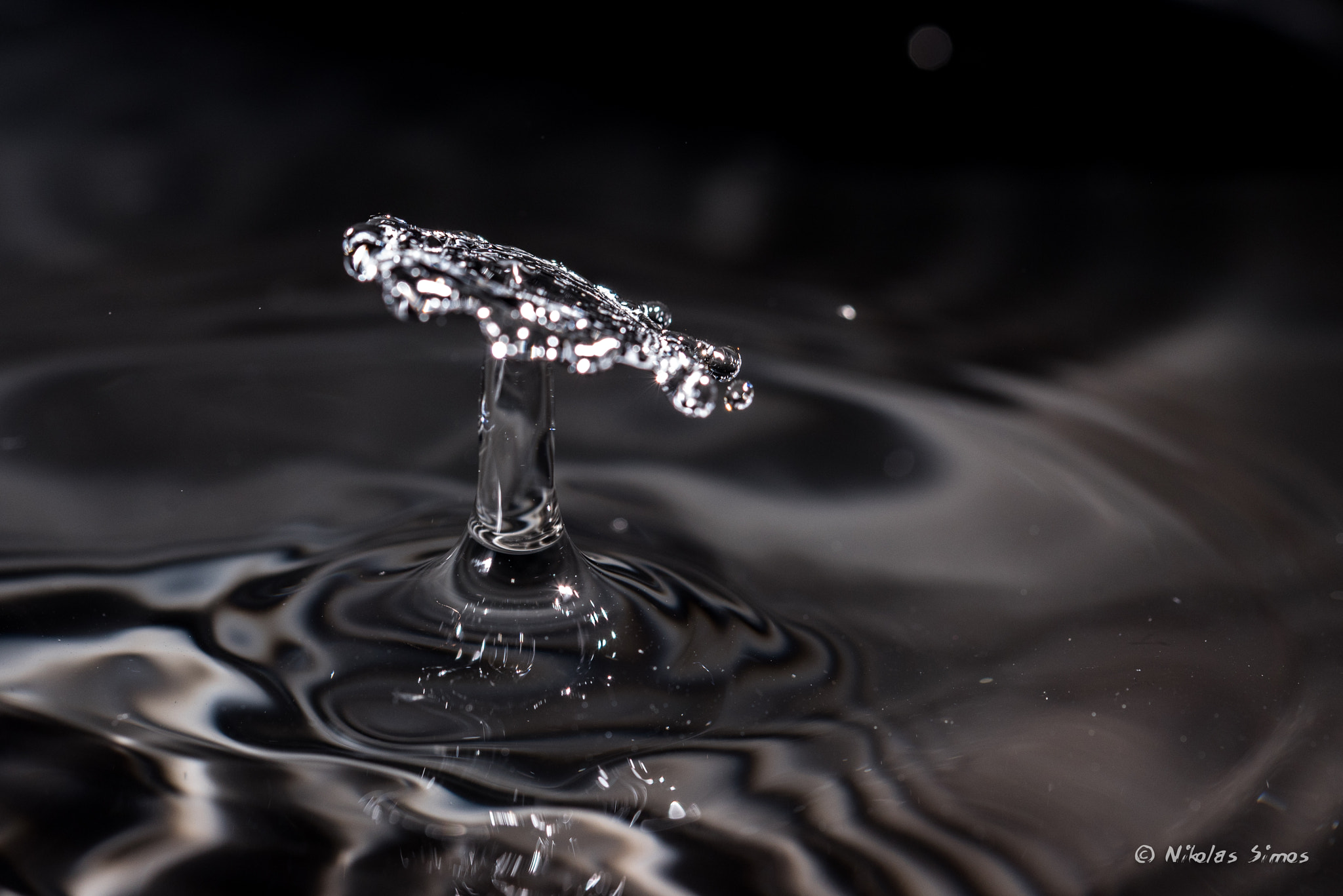 Sigma 105mm F2.8 EX DG OS HSM sample photo. Water like diamonds photography