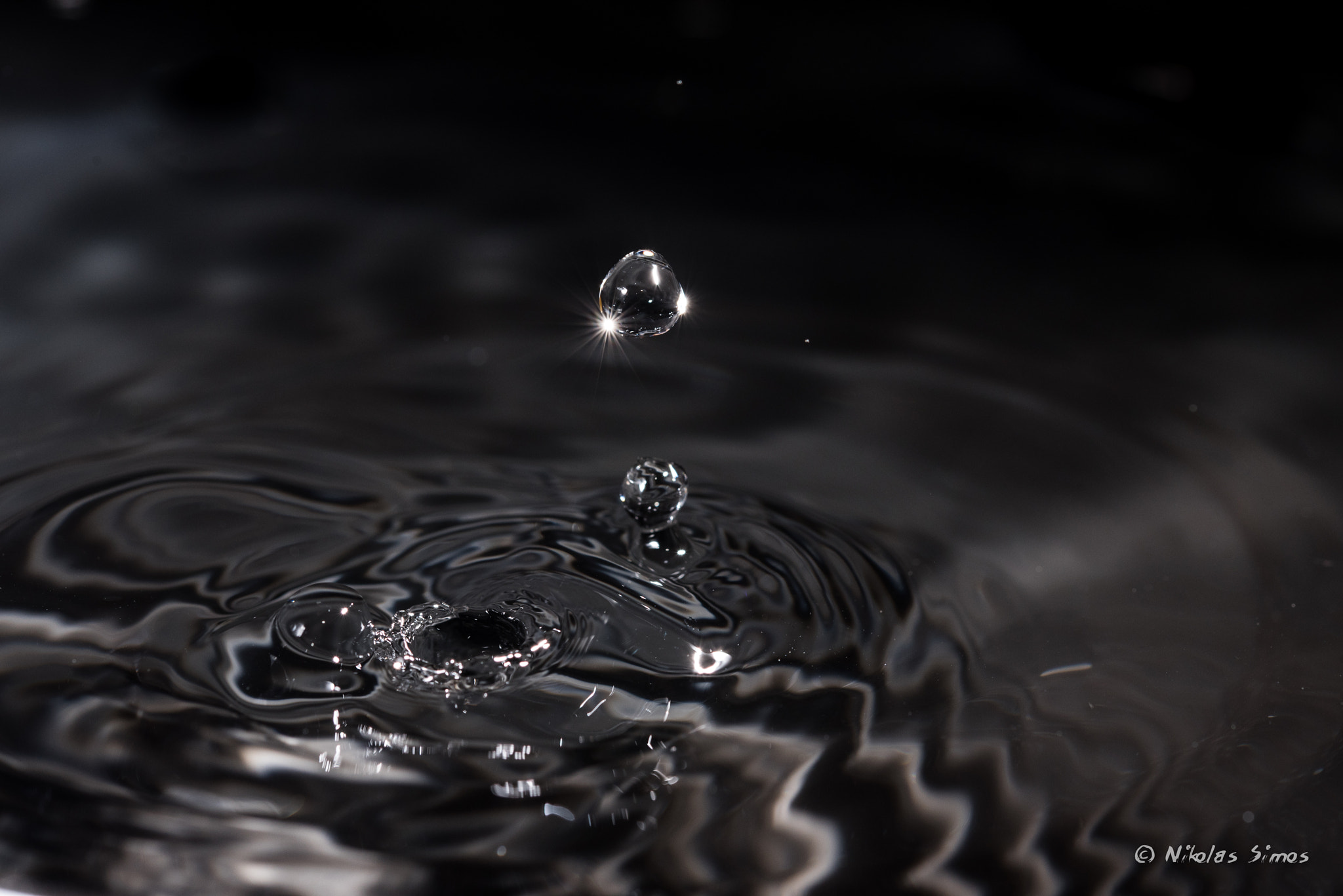 Sigma 105mm F2.8 EX DG OS HSM sample photo. Water like diamonds photography
