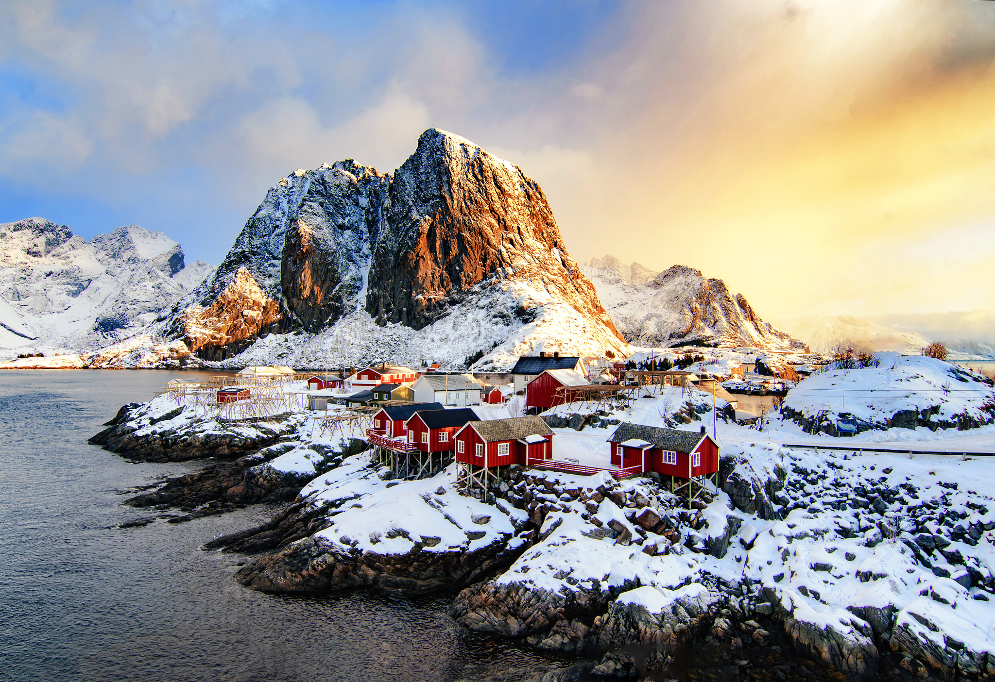 Nikon D500 sample photo. Hamnoy...a few minutes later photography
