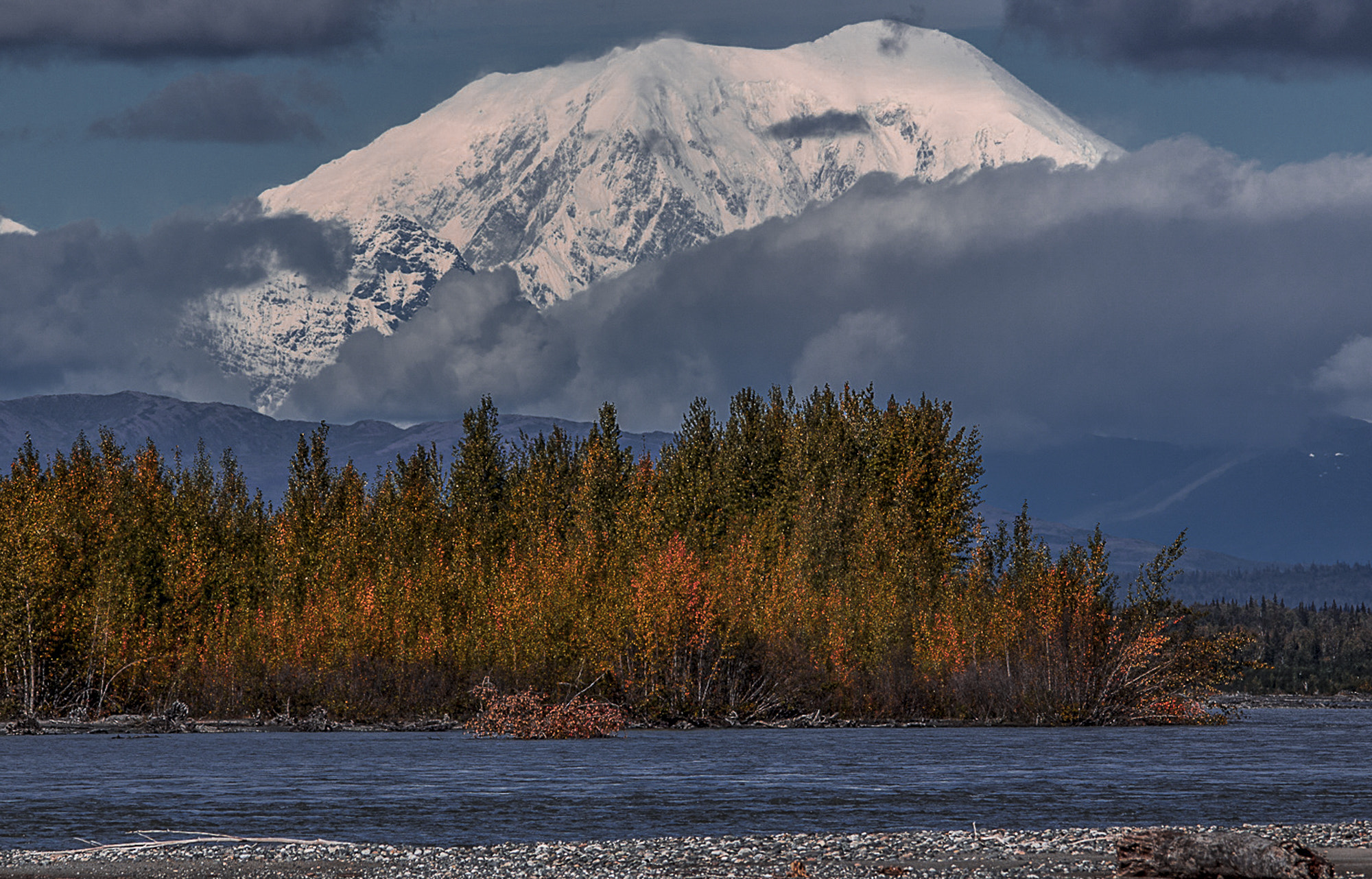 Sigma 150-500mm F5-6.3 DG OS HSM sample photo. In the shadow of mt denali alaska photography