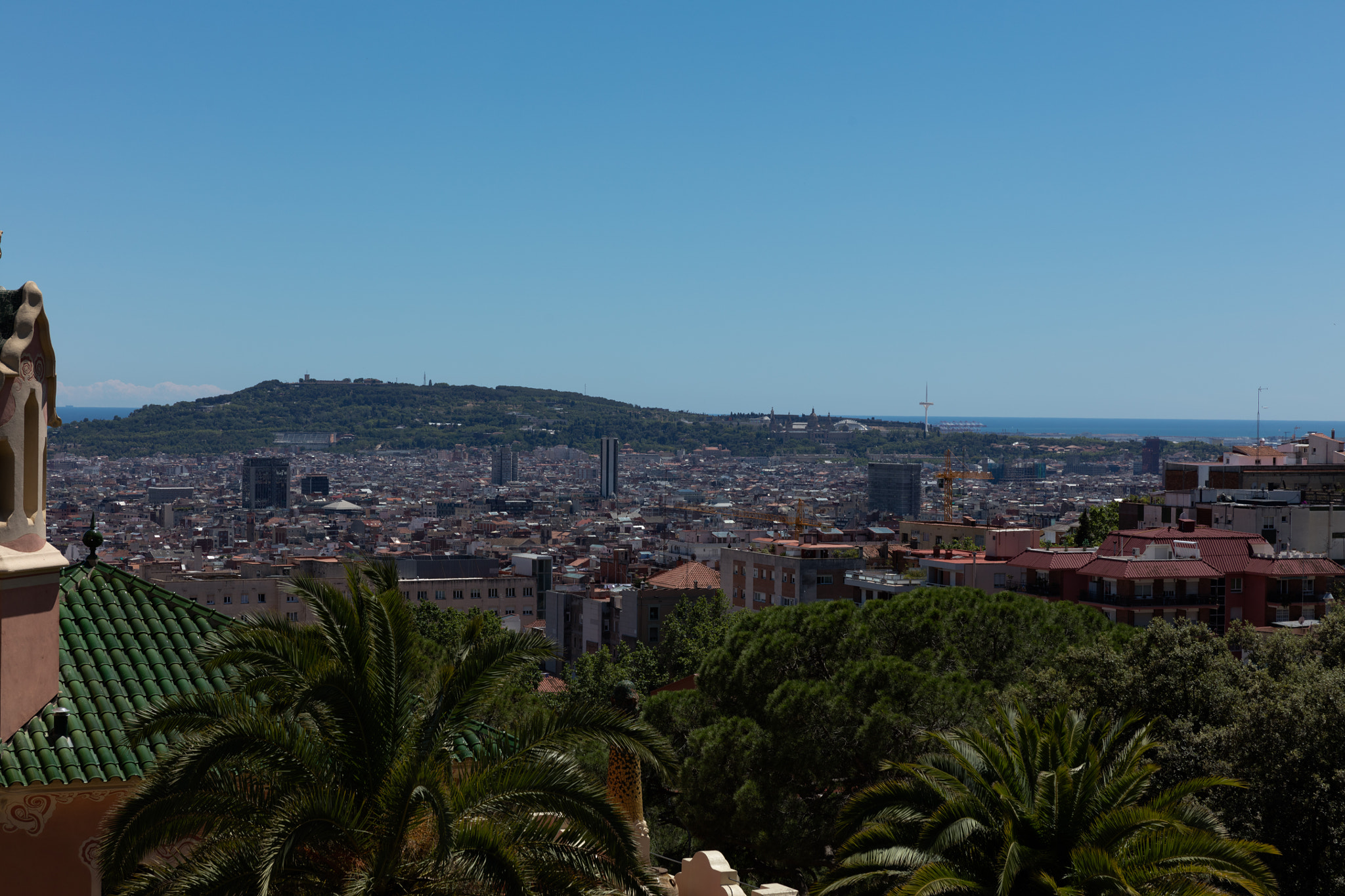 Canon EOS 5DS R sample photo. Barcelona skyline photography