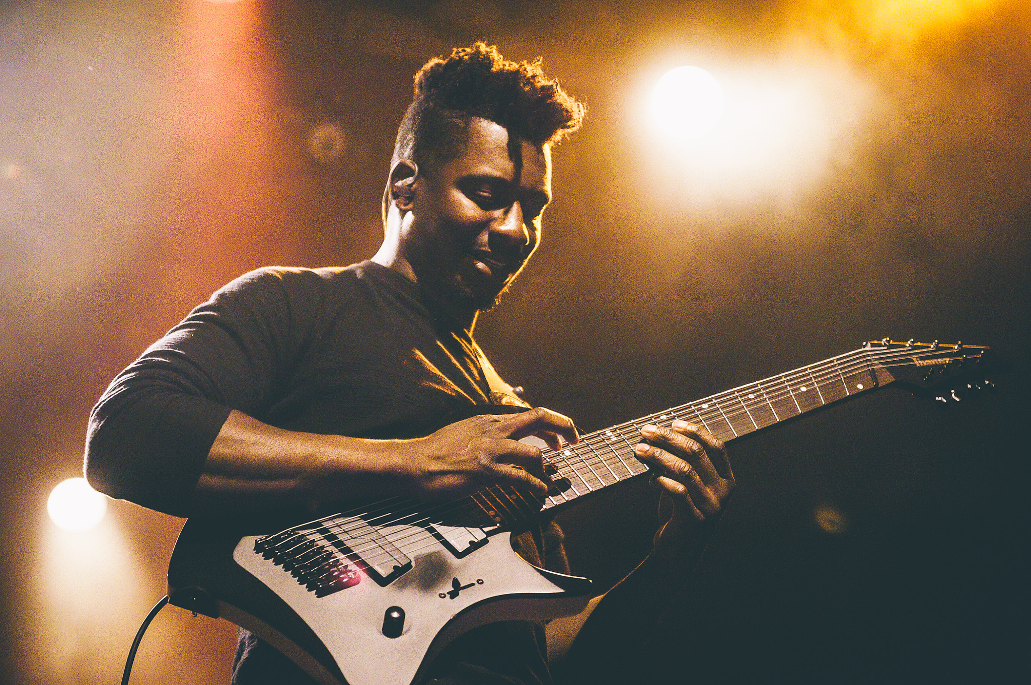 Nikon AF-S Nikkor 24-70mm F2.8G ED sample photo. Tosin abasi // animals as leaders photography