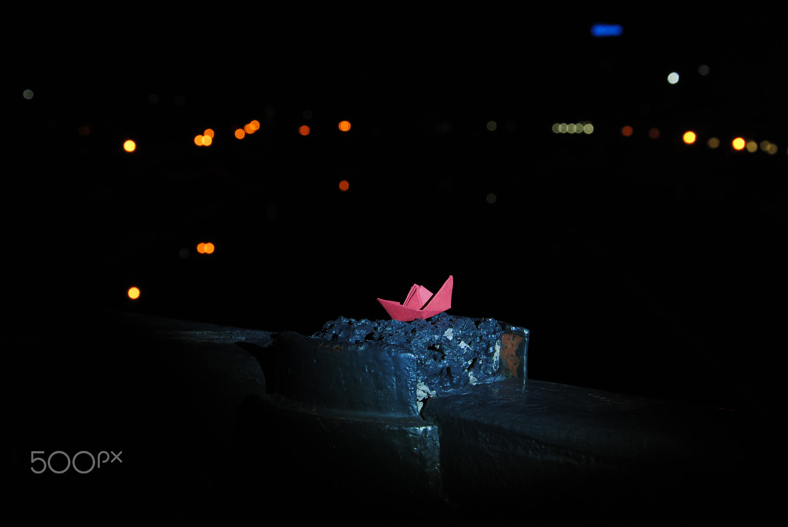 Nikon D3000 sample photo. Small red boat photography