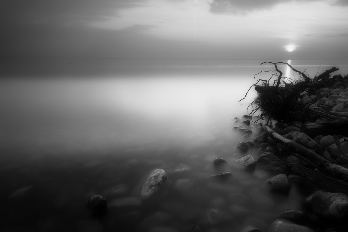 Panasonic Lumix G X Vario 12-35mm F2.8 ASPH Power OIS sample photo. Sunset bnw photography
