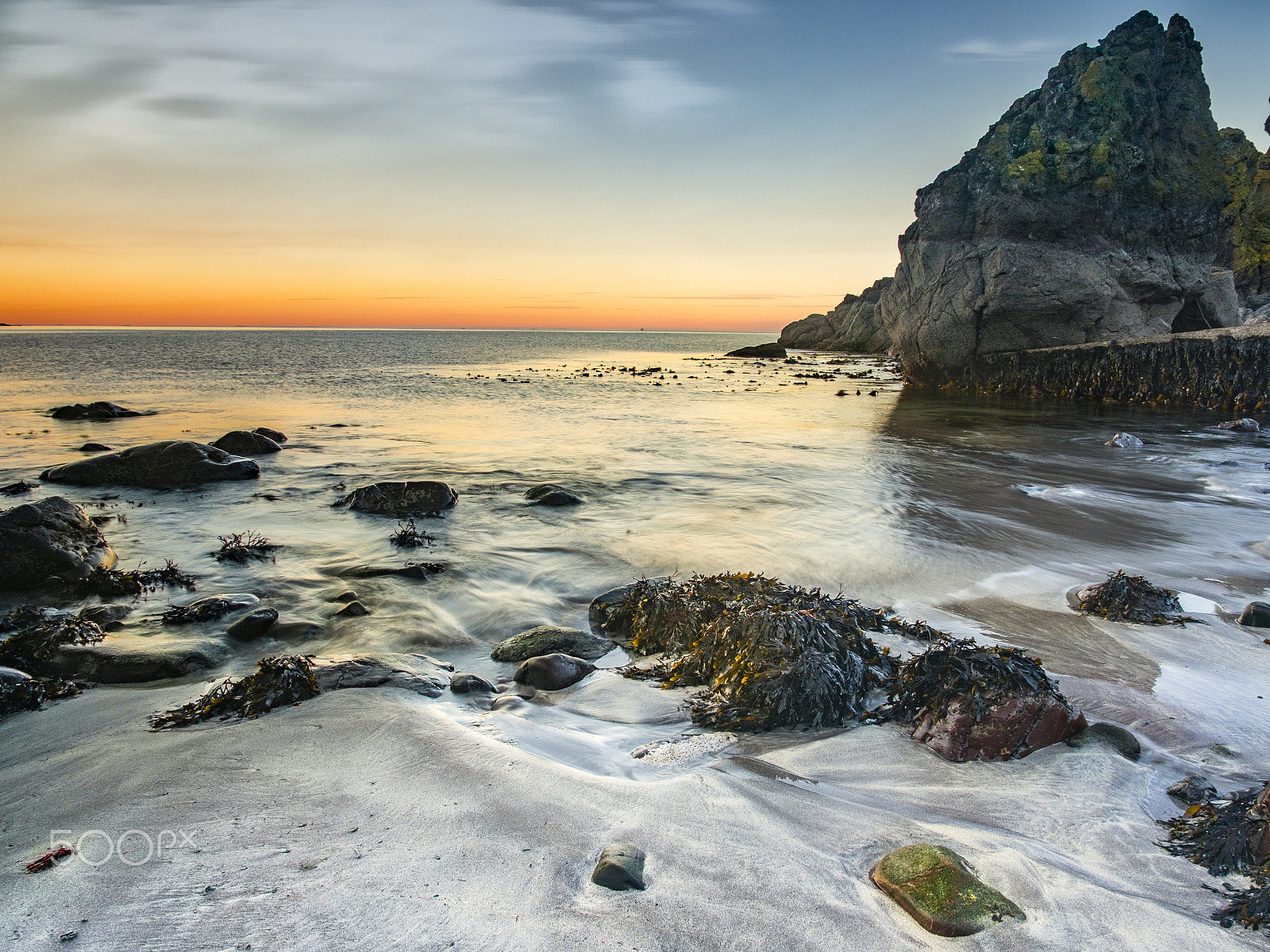 Olympus OM-D E-M5 sample photo. Petico wick long exposure sunset photography