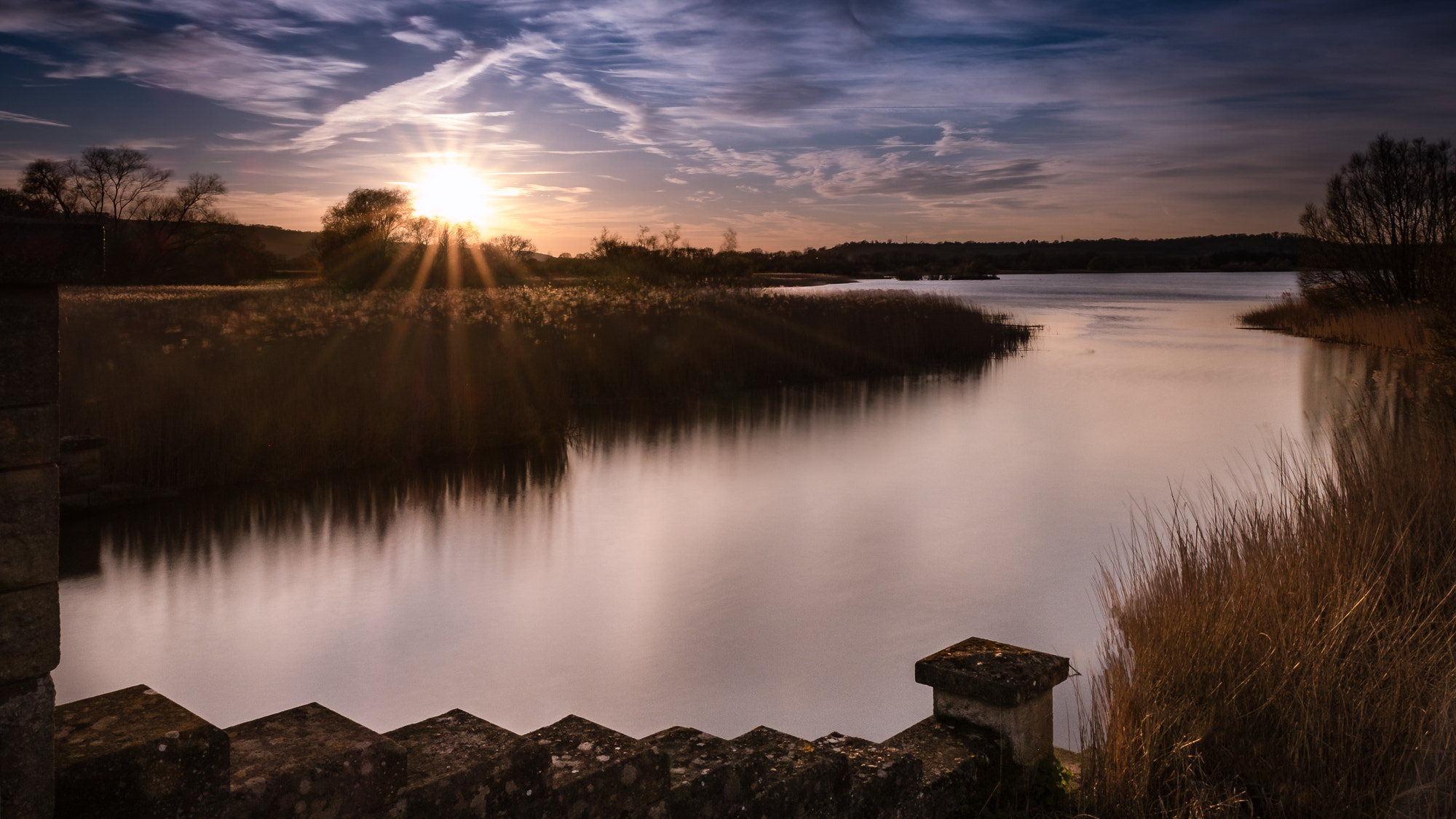 Fujifilm X-Pro2 sample photo. Sunset at herriotts mill pool photography