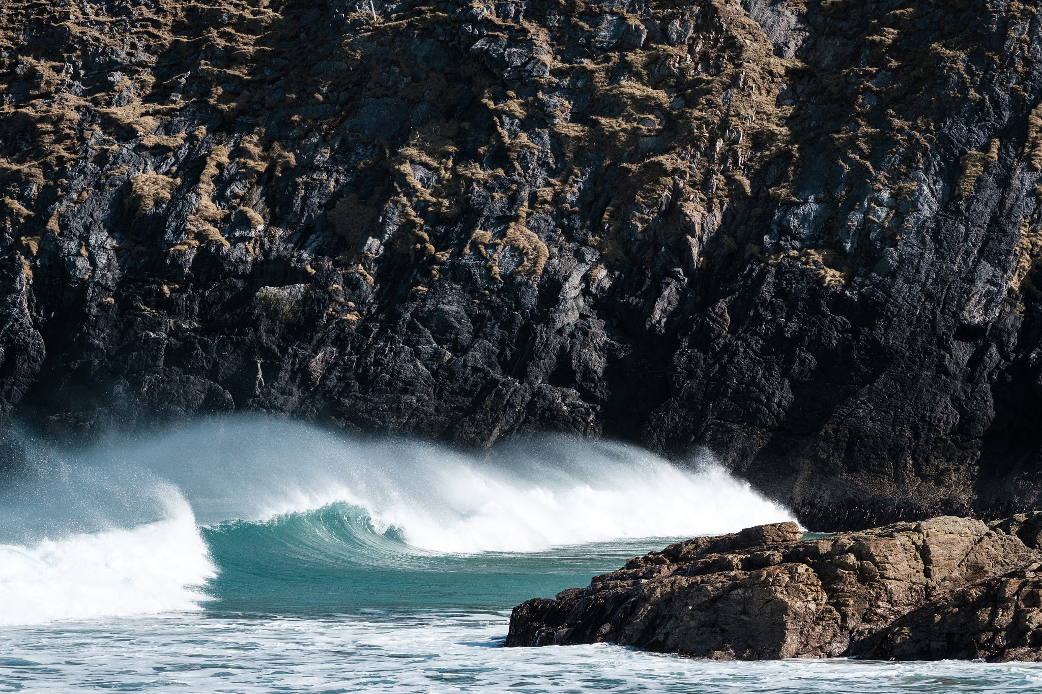 Fujifilm X-Pro2 sample photo. The surf on sanyo sands, durness, scotland. photography