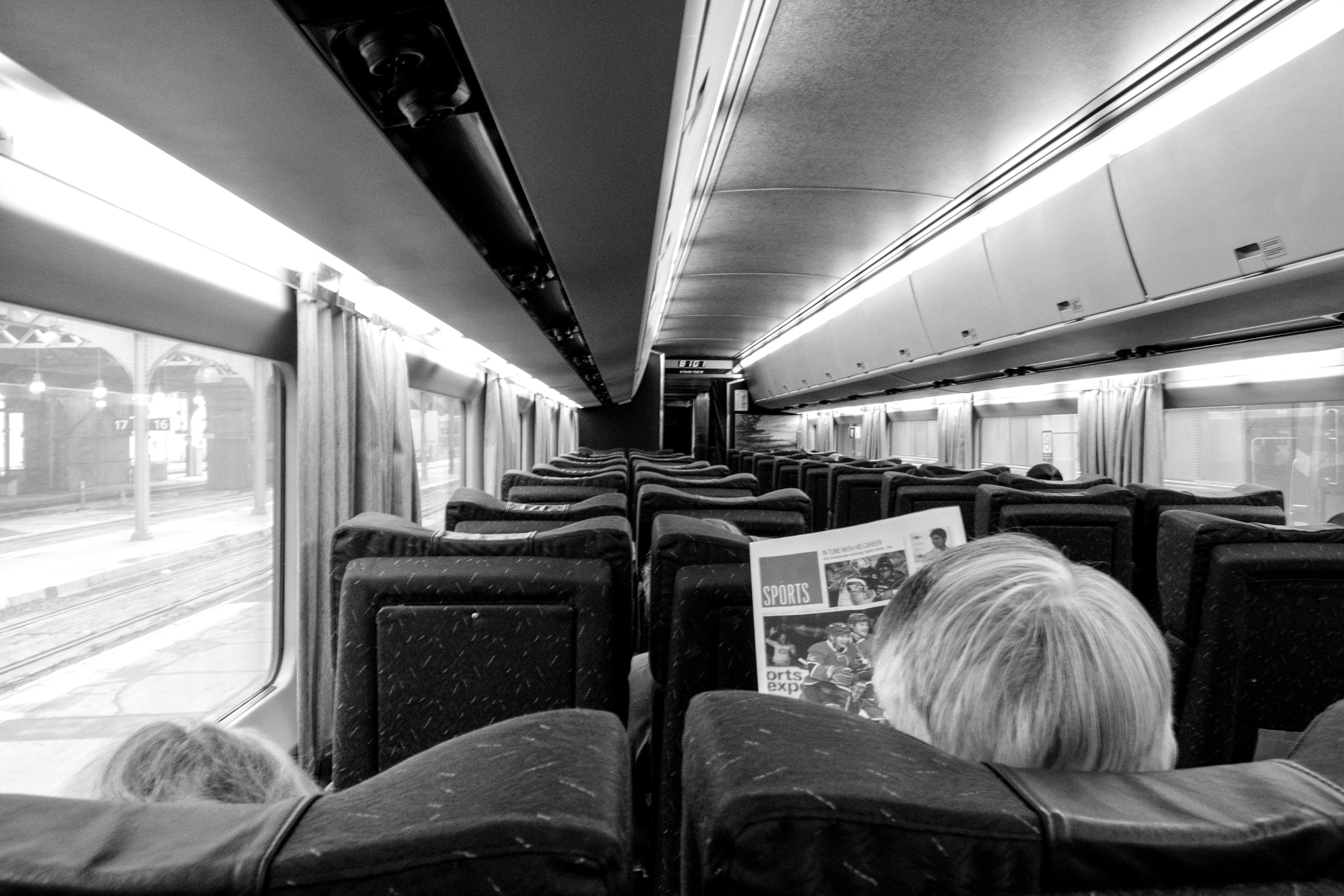 Fujifilm X-Pro2 sample photo. Saturday train photography