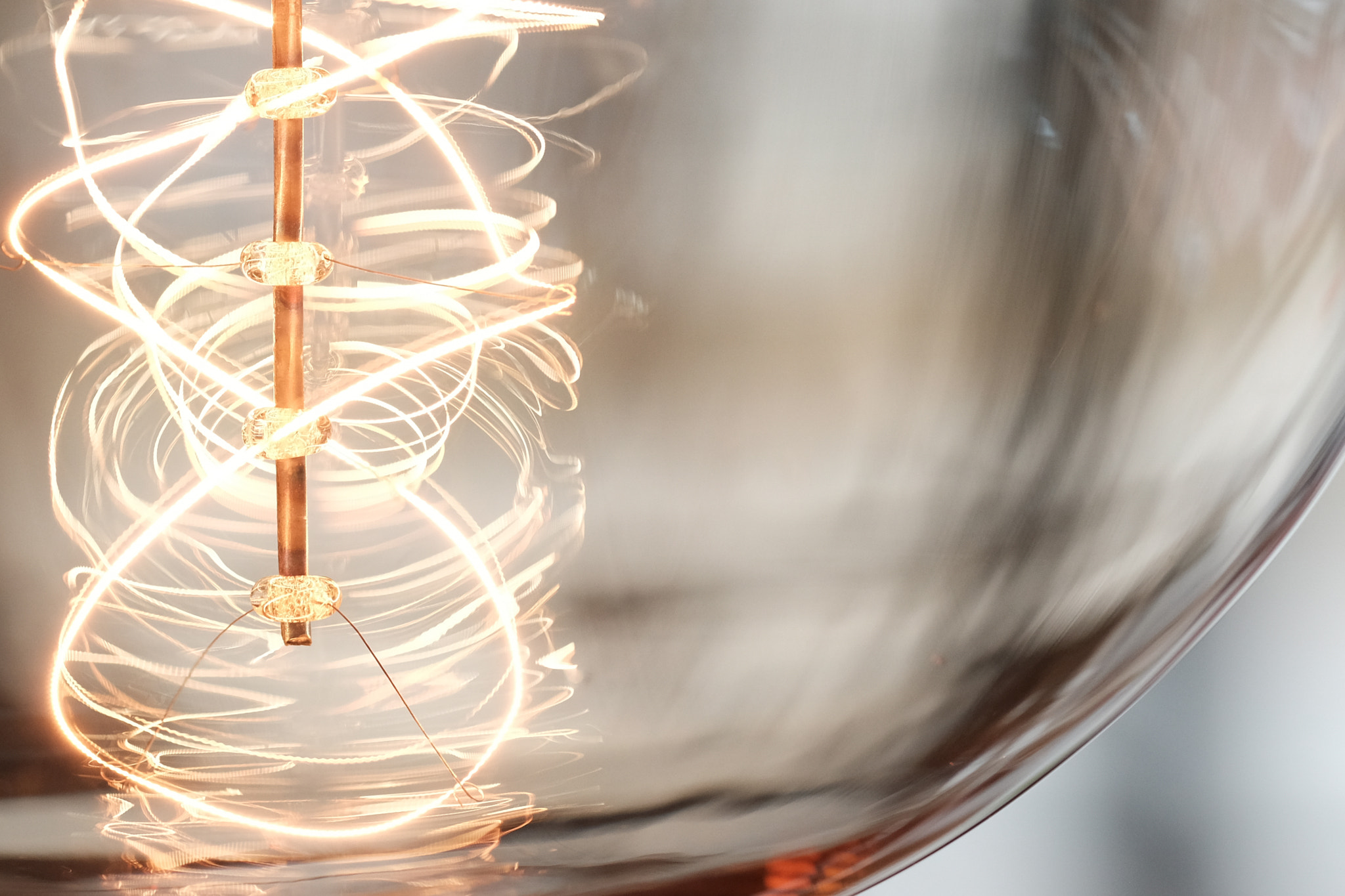 Fujifilm X-Pro2 + Fujifilm XF 90mm F2 R LM WR sample photo. Edison lamp hand blown glass random tungsten filament photography