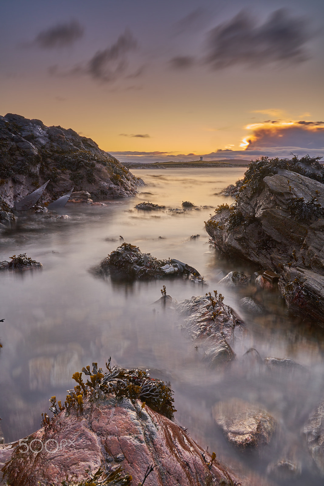 Sony a7R II + Sony FE 24-70mm F2.8 GM sample photo. Kirkness sunset photography