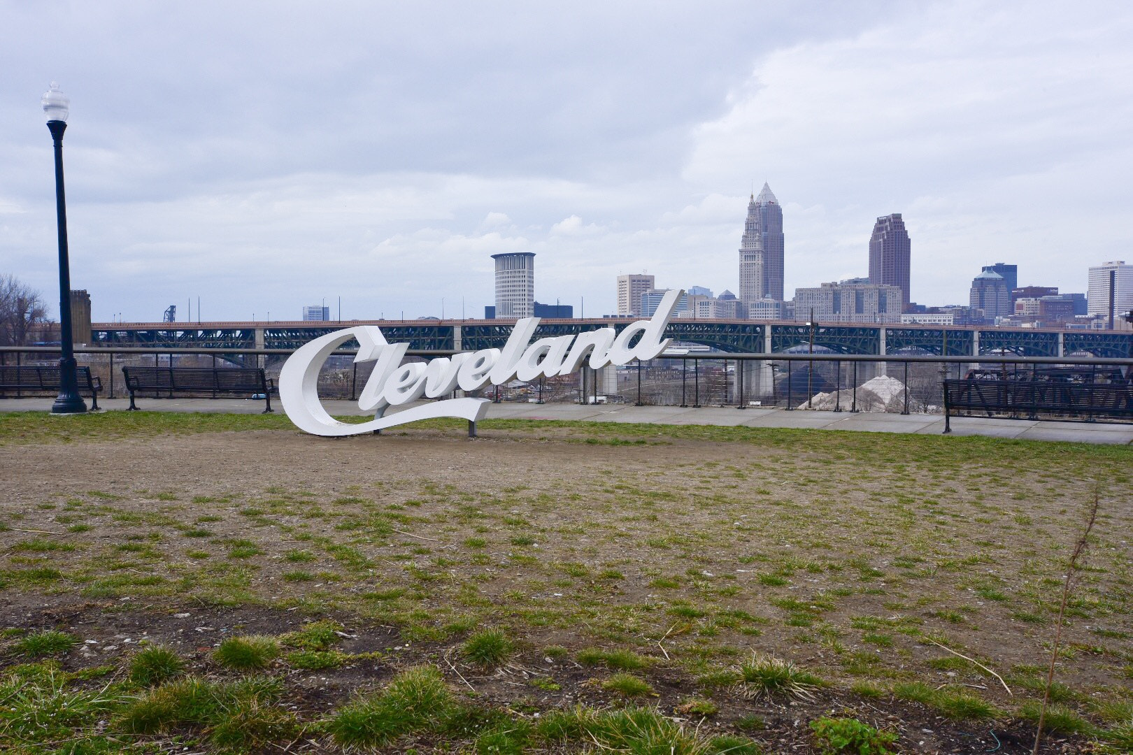 Nikon D750 sample photo. Cleveland skyline from tremont photography