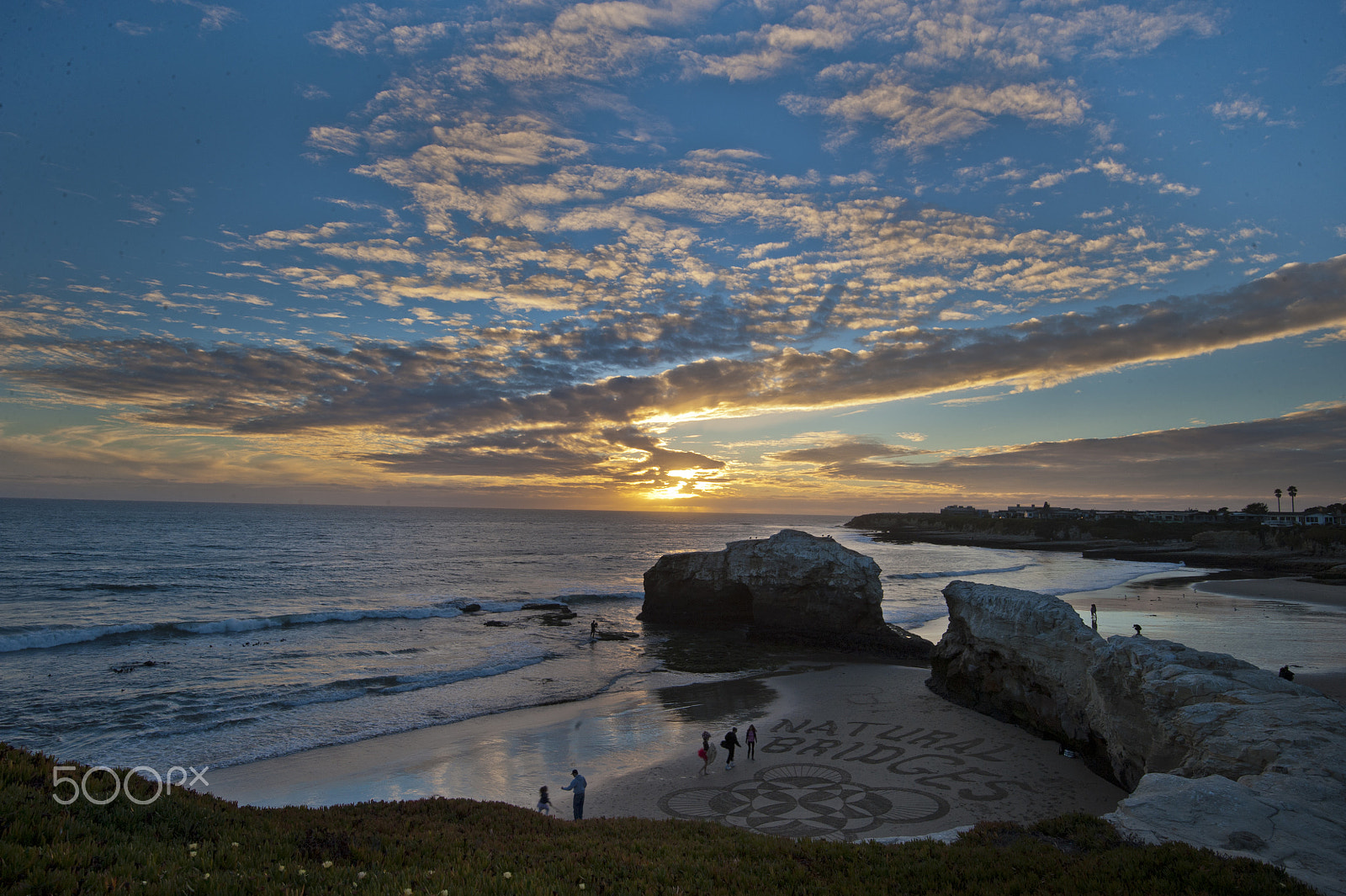 Nikon AF-S Nikkor 16-35mm F4G ED VR sample photo. Natural bridge sunset photography