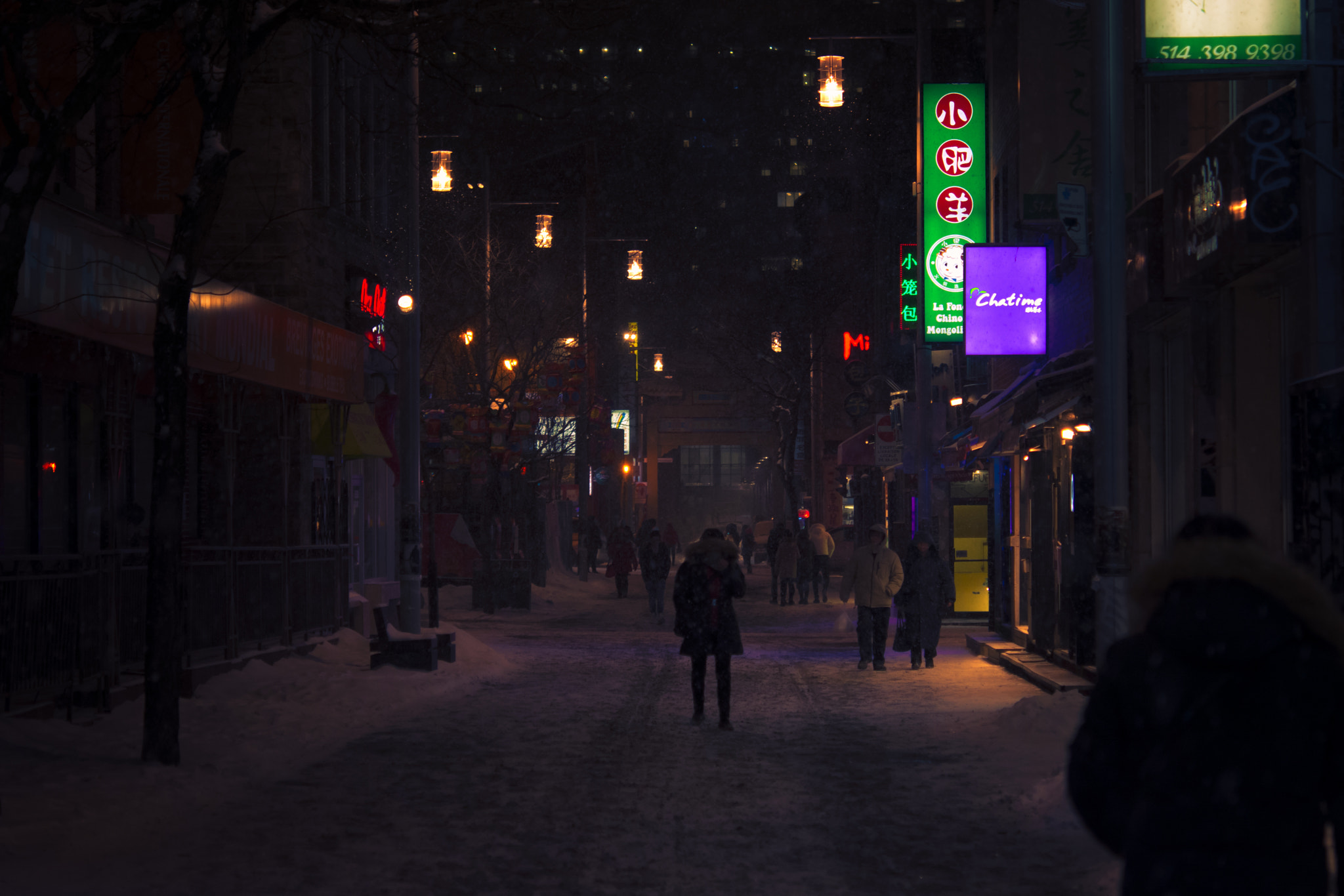 Nikon AF-S Micro-Nikkor 60mm F2.8G ED sample photo. Snow streets of montreal #1 photography