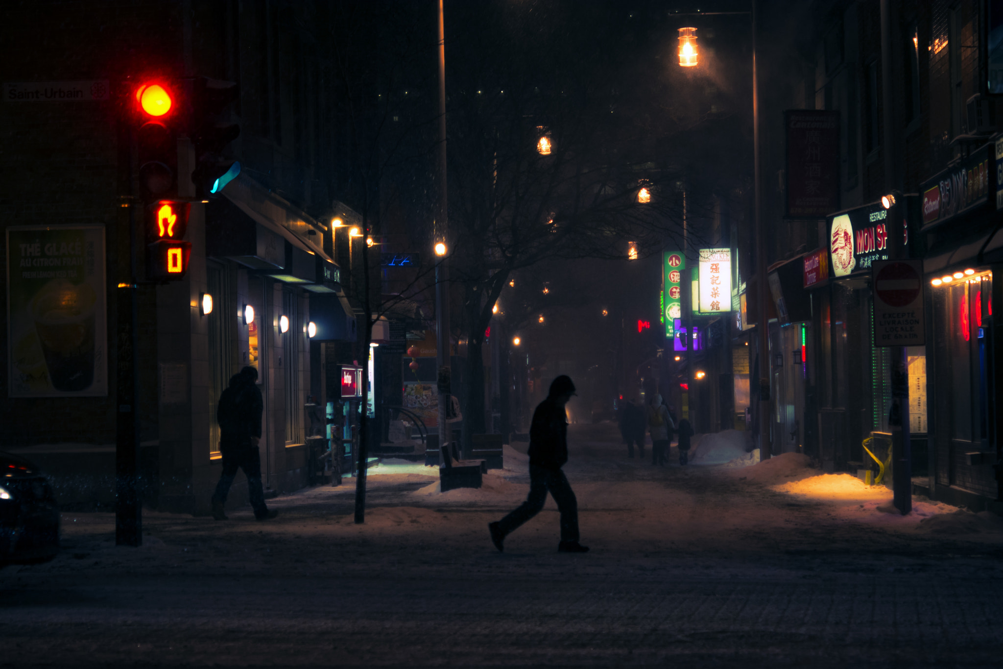 Nikon AF-S Micro-Nikkor 60mm F2.8G ED sample photo. Snow streets of montreal #2 photography