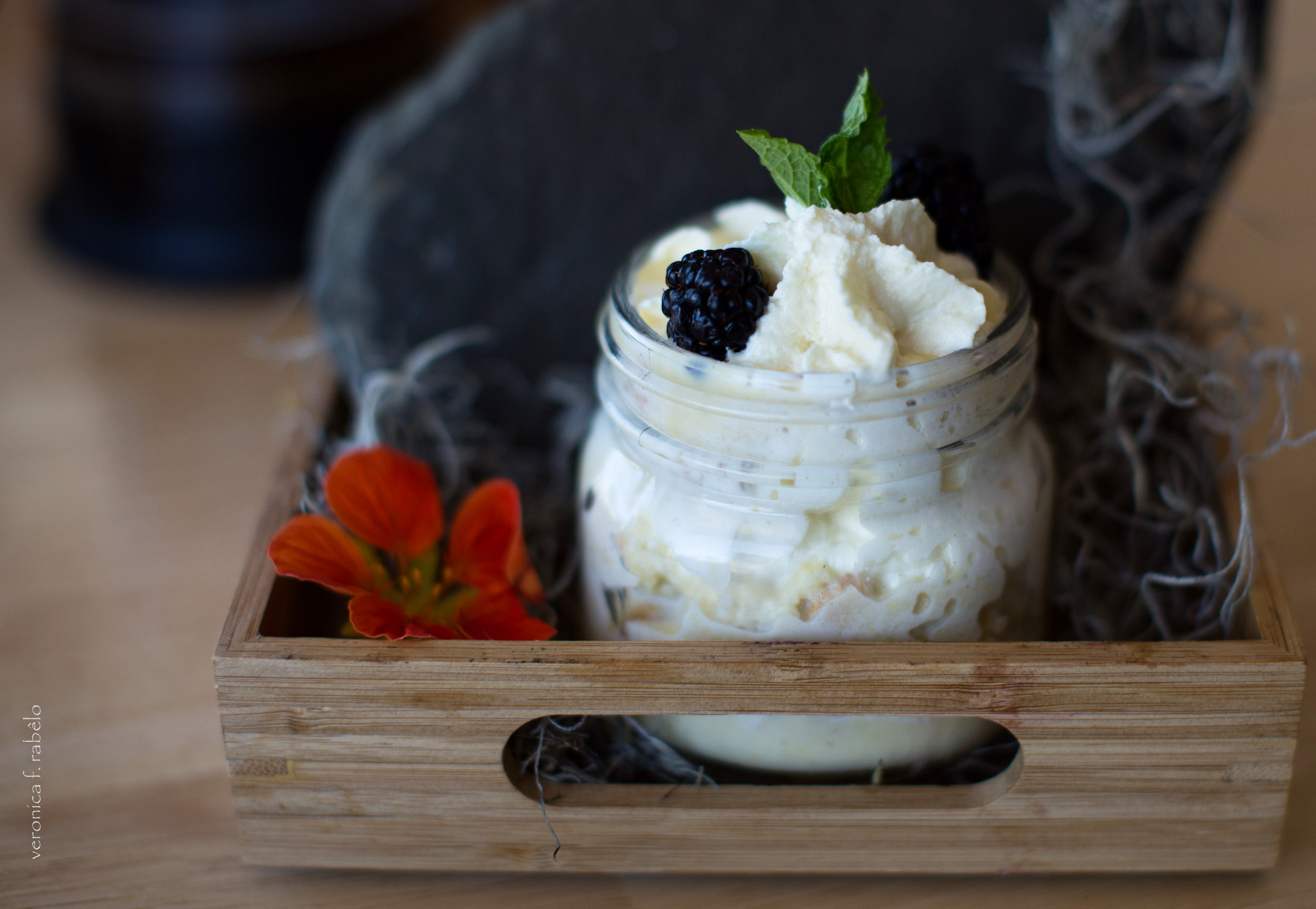 Canon EF 50mm F1.2L USM sample photo. Passion fruit cream with cake photography