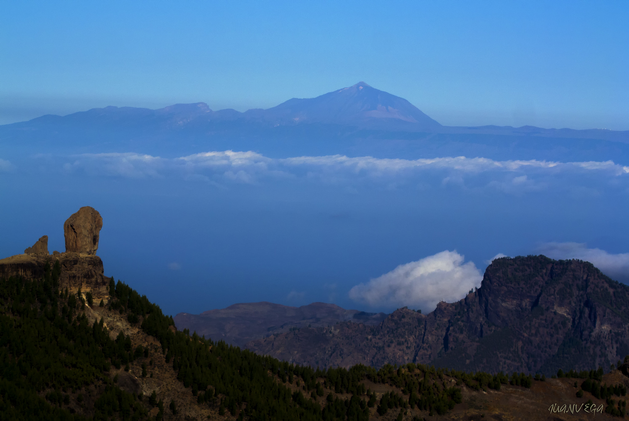 VR 70-300mm f/4.5-5.6G sample photo. Nublo y teide photography