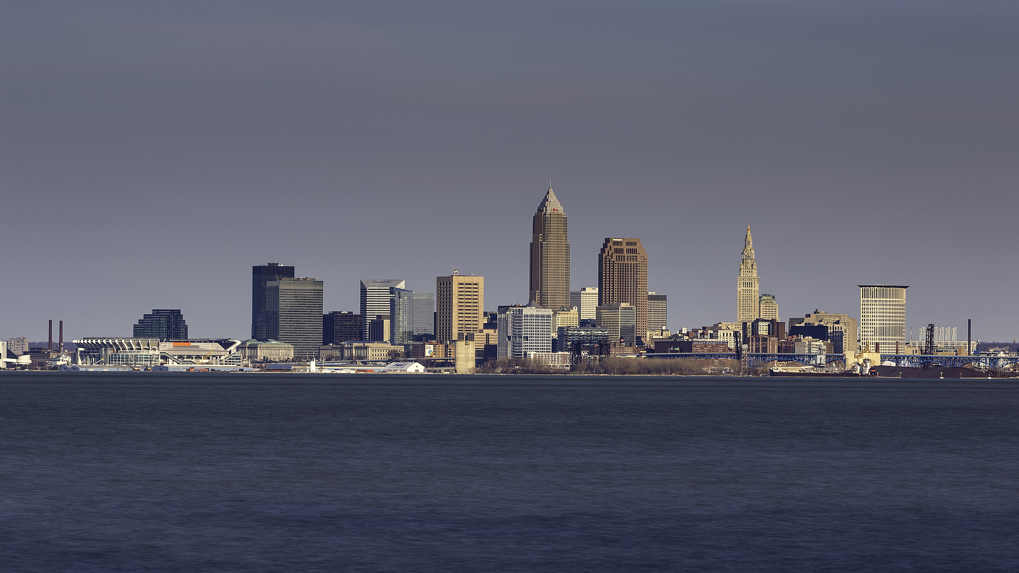 Canon EOS 7D Mark II sample photo. Cleveland downtown and its skyscrapers photography