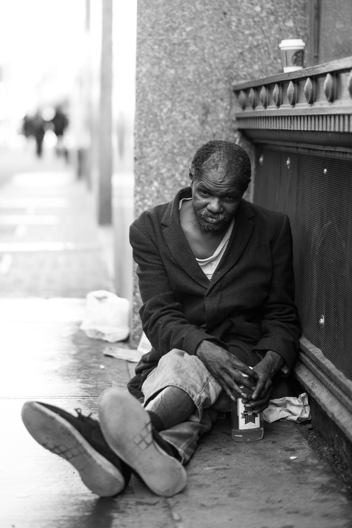 Nikon D750 + Nikon AF-S Nikkor 58mm F1.4G sample photo. Homeless people in new york city. photography