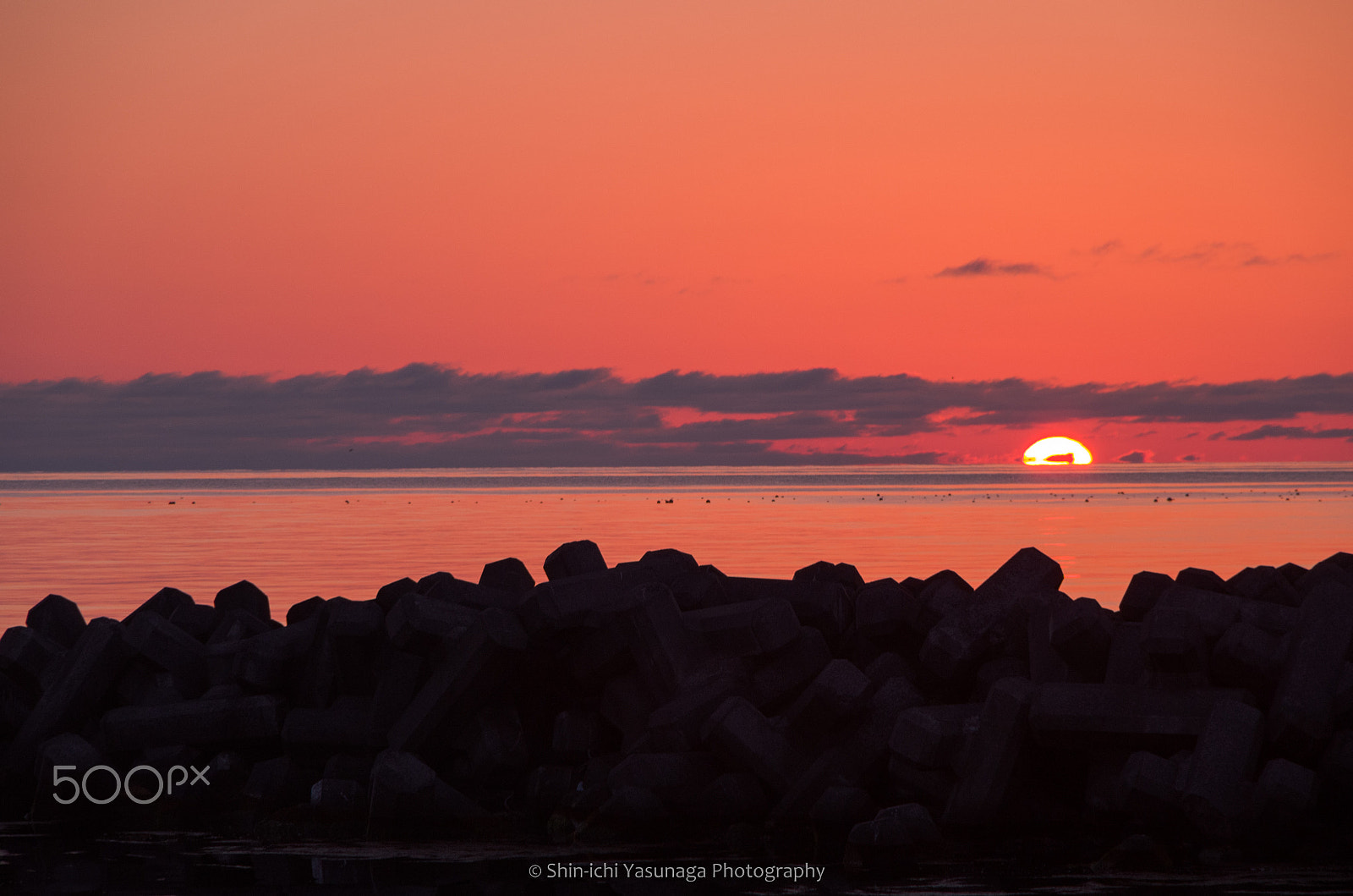 Pentax K-30 sample photo. Sunrise from rebun island hokkaido,japan. photography