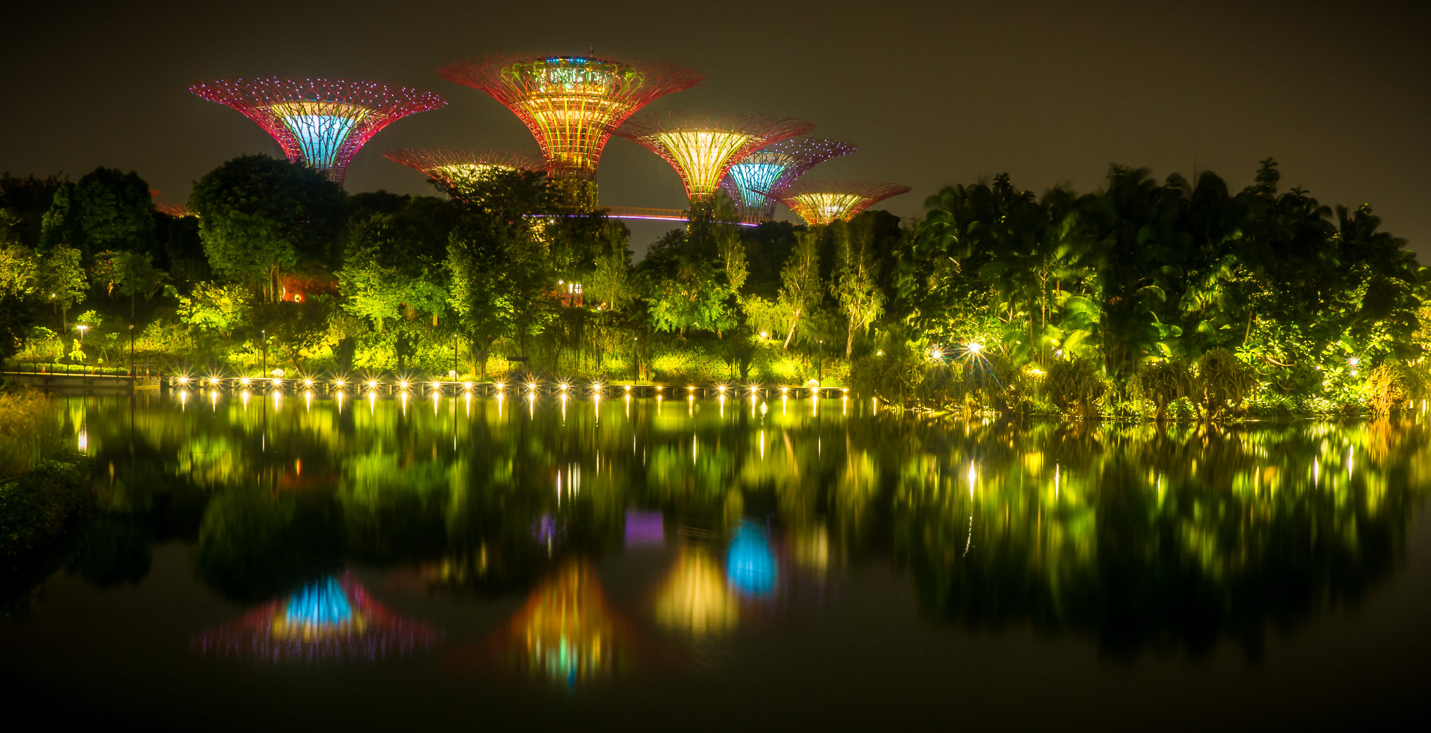 Olympus OM-D E-M10 sample photo. Supertree grove at garden by the bay photography