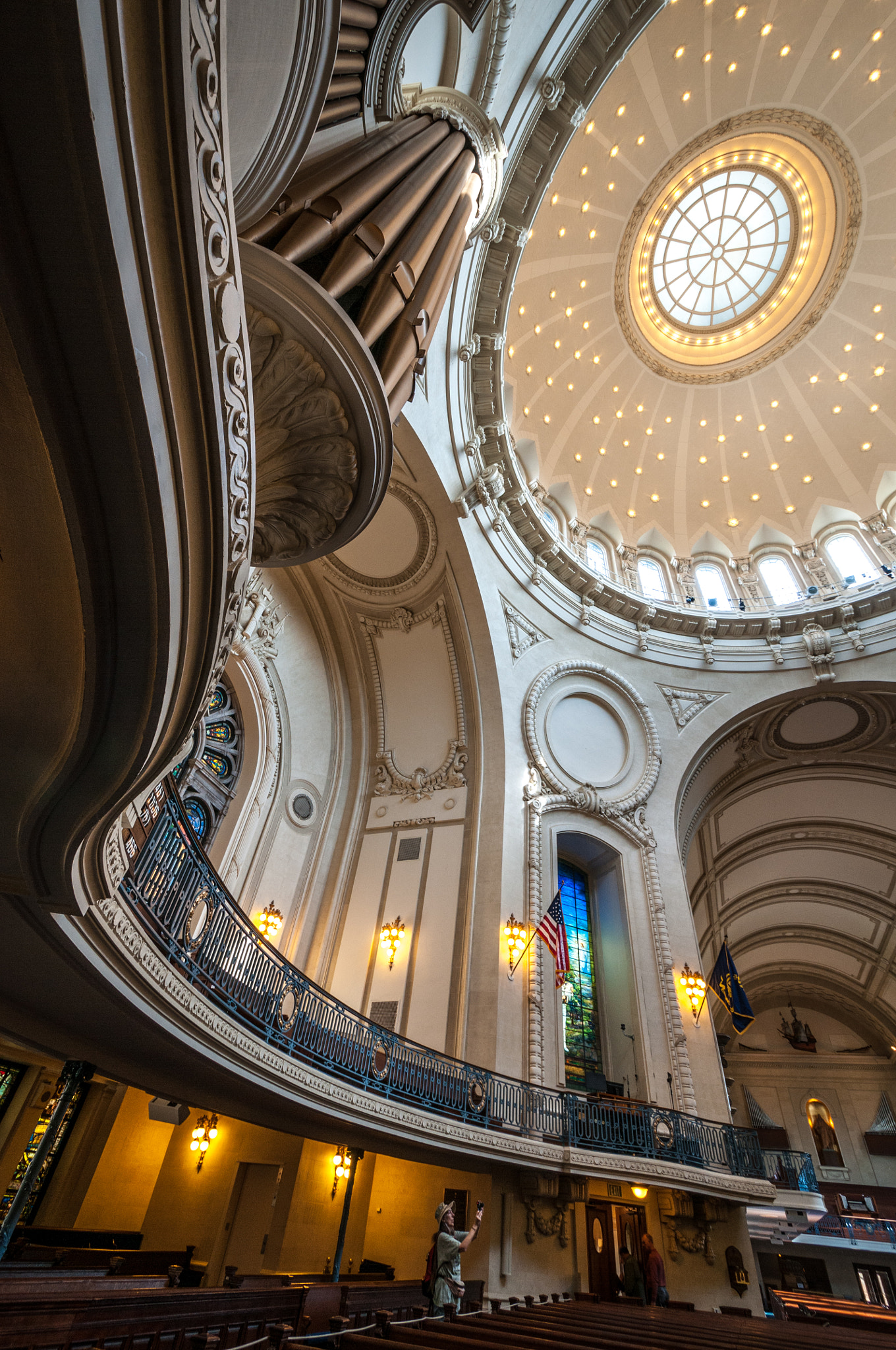 Nikon D300 sample photo. U.s. naval academy chapel photography