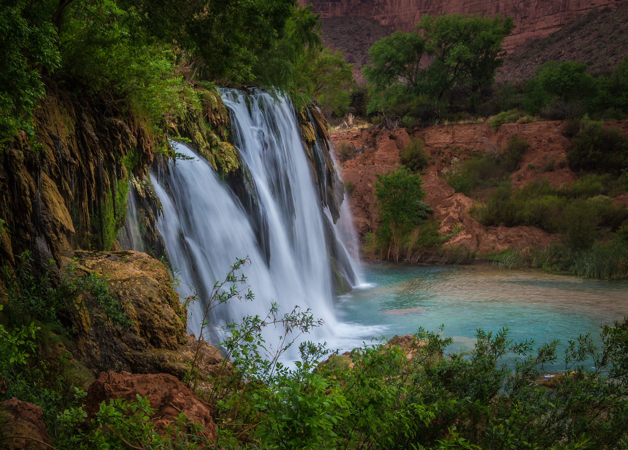 Canon EOS 100D (EOS Rebel SL1 / EOS Kiss X7) sample photo. New navajo falls photography