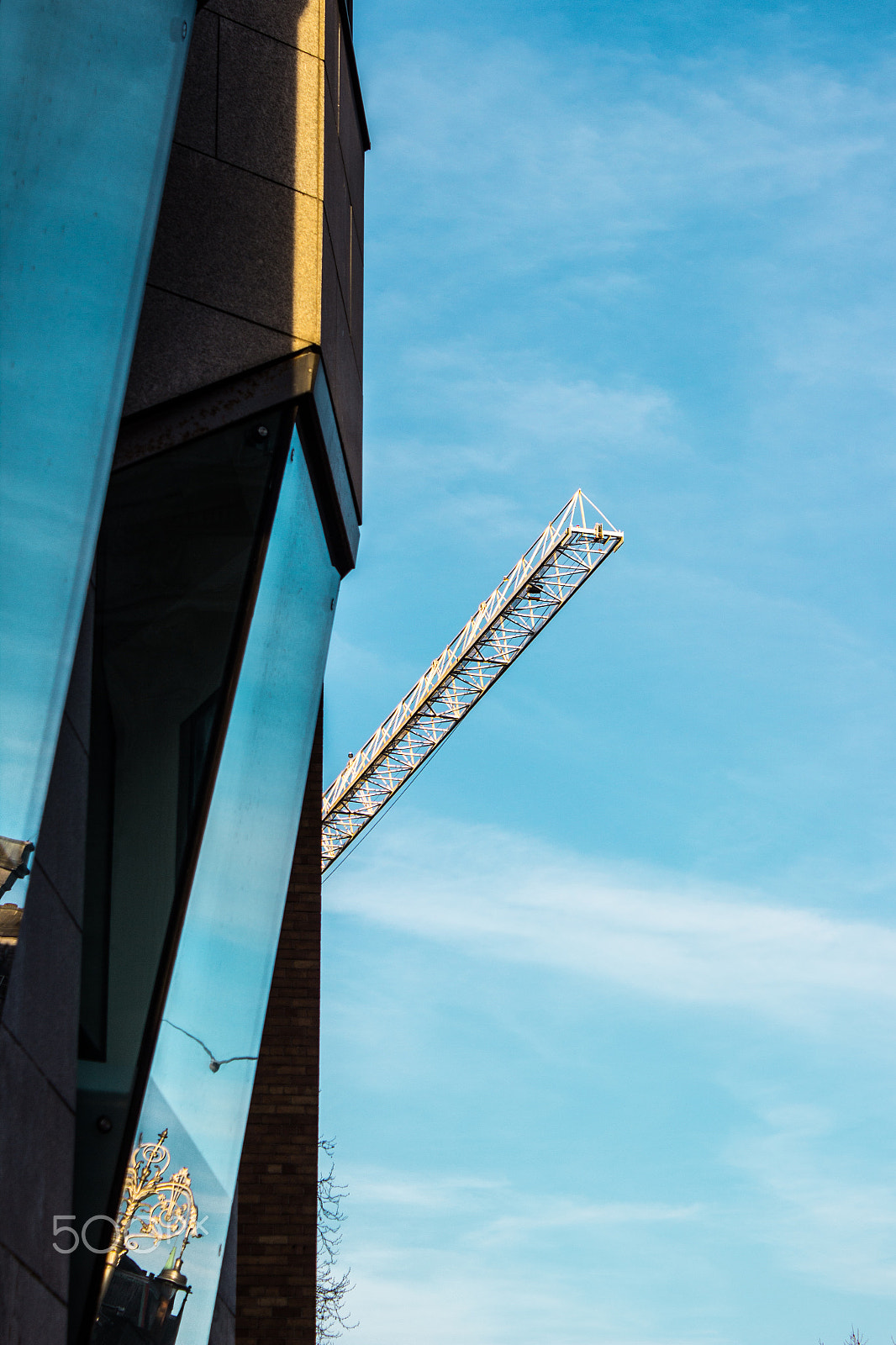 Canon EF-S 18-55mm F3.5-5.6 IS sample photo. Dublin - crane photography