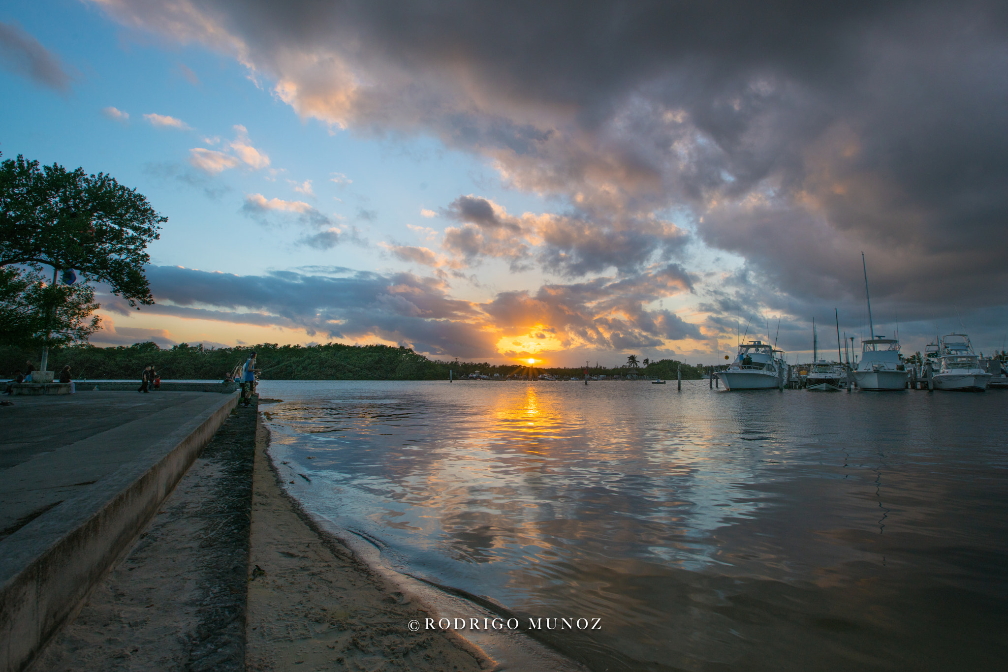 Sony a7R II + Canon EF 16-35mm F2.8L II USM sample photo. Sunset by the hammocks photography
