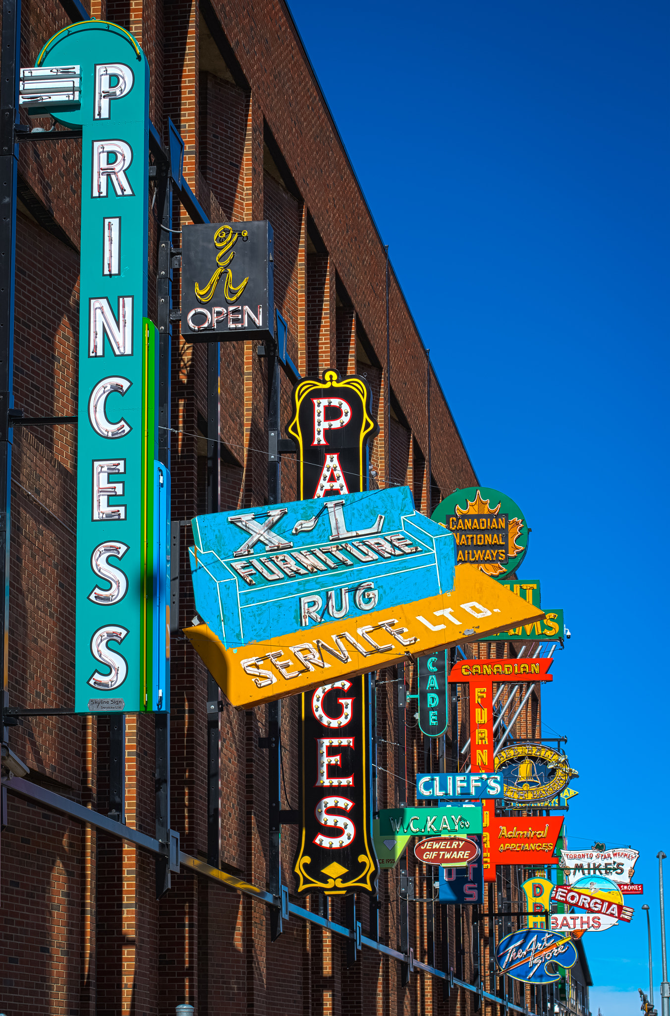 Canon EF 50mm F1.4 USM sample photo. Neon signs of edmonton 2 photography