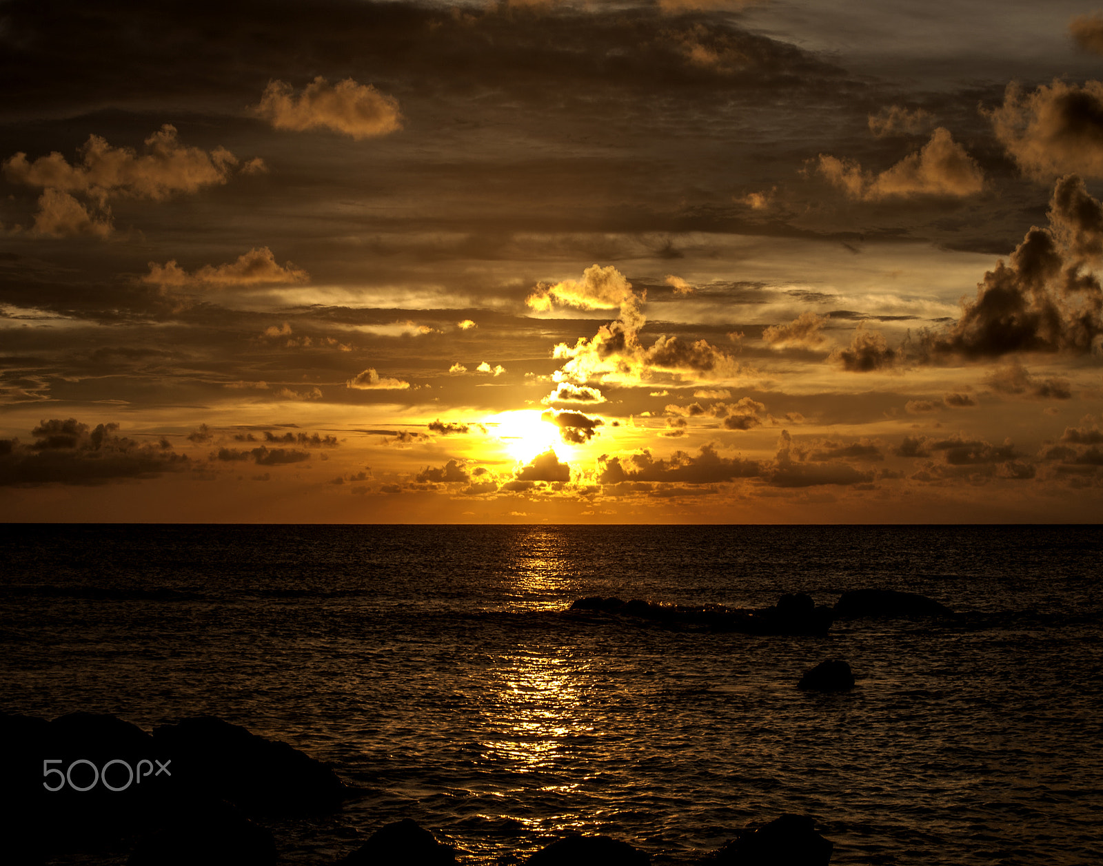Nikon D700 sample photo. Sunset aruba photography