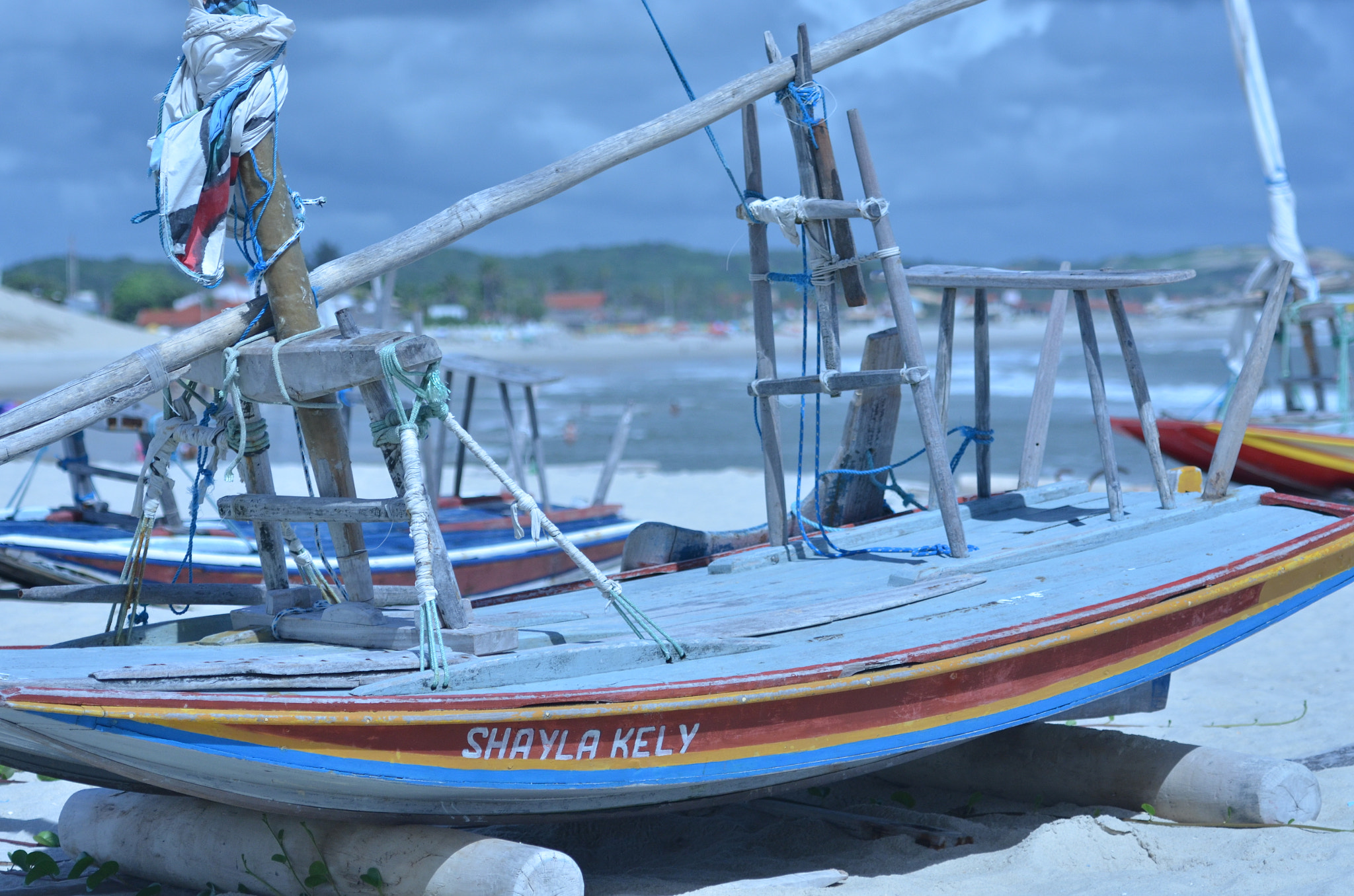 Nikon AF-S Nikkor 70-200mm F2.8G ED VR II sample photo. Fishing boat (jangada)... photography