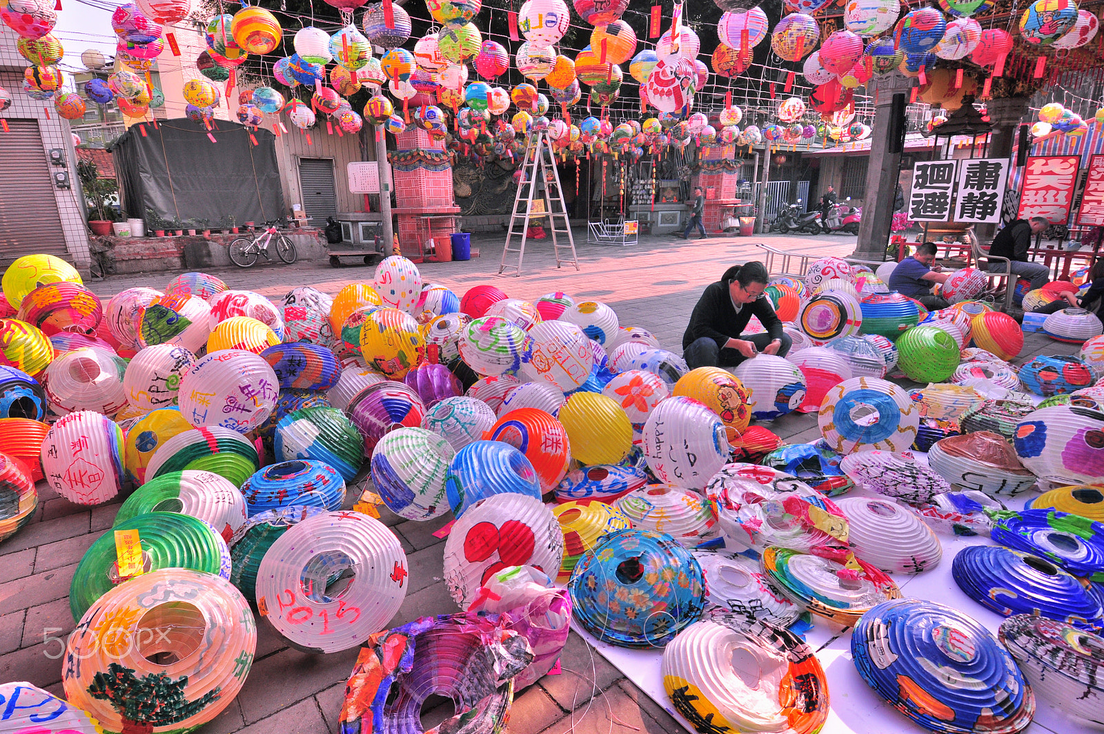 Nikon D90 sample photo. 彩繪燈籠 hand draw lantern photography