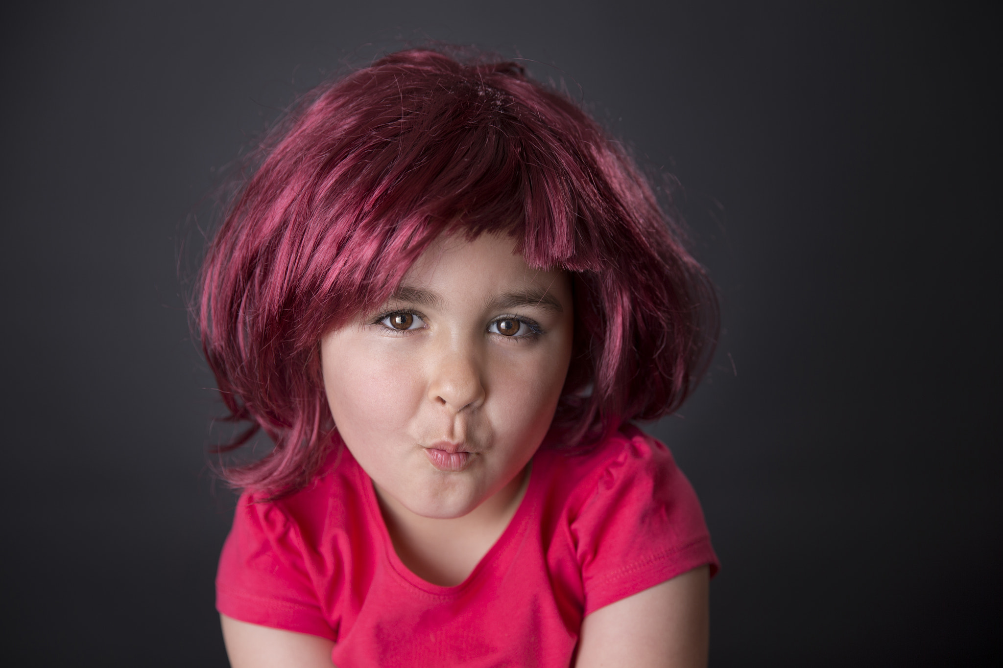 Canon EF 24-70mm F2.8L II USM sample photo. Five years girl pouting photography