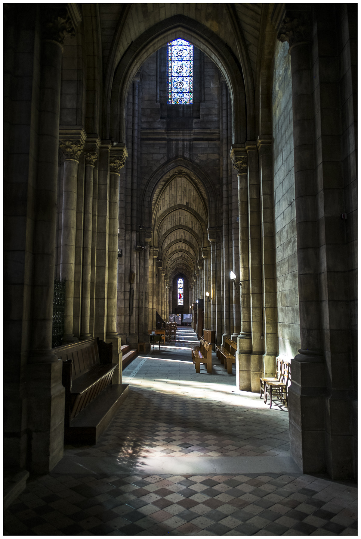 Fujifilm X-Pro1 sample photo. Beautiful light through this stunning church in the dordogne, france. photography