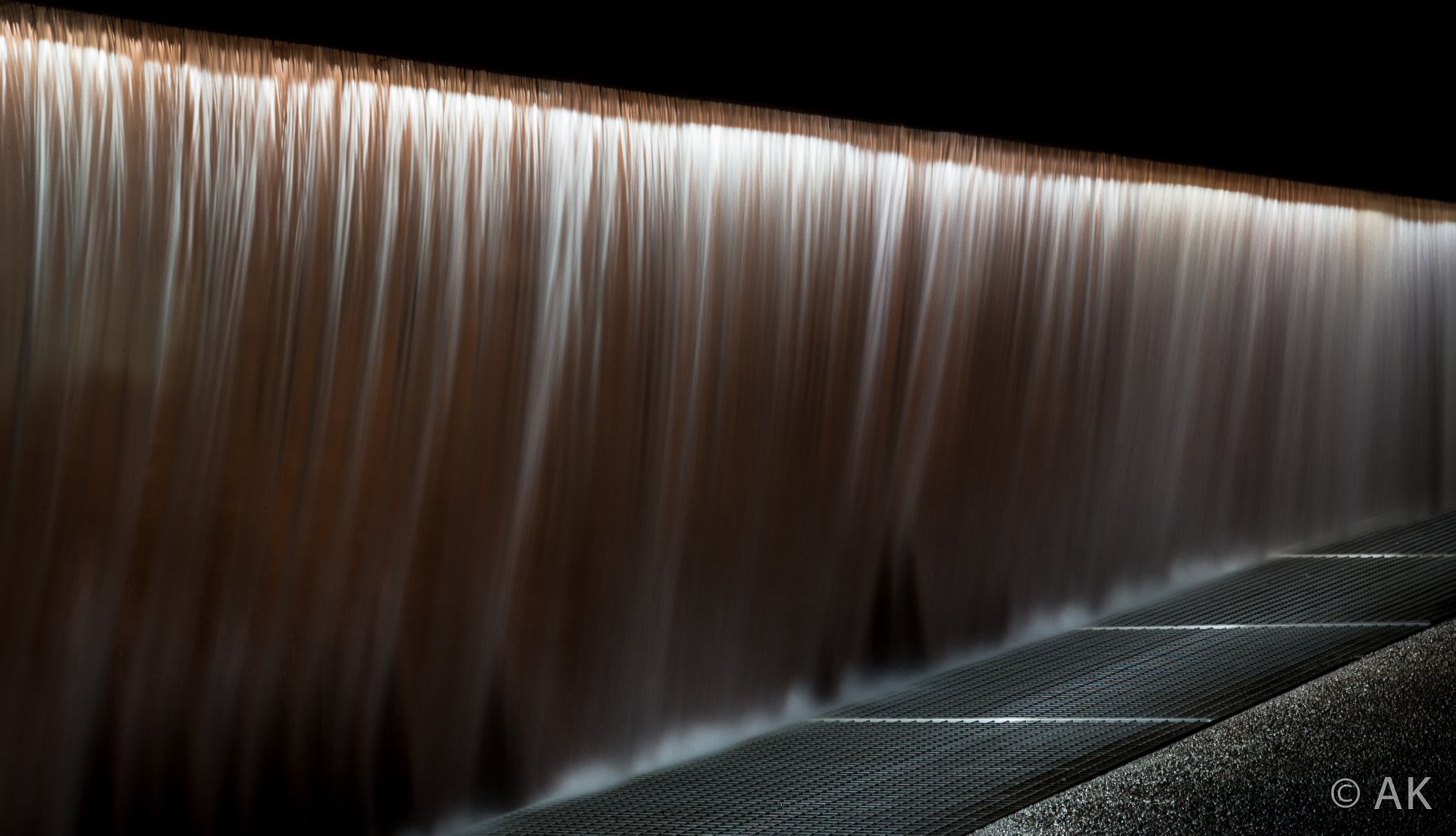 Canon EOS-1D X sample photo. Fountain by night photography