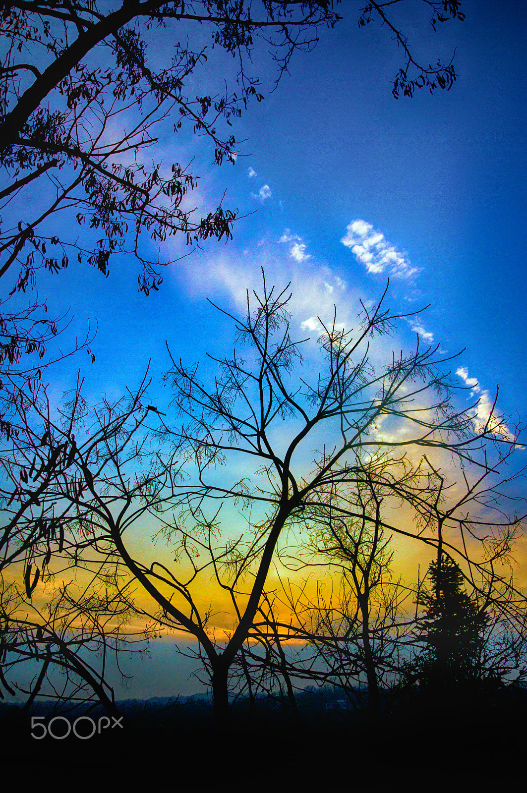 Pentax K-7 sample photo. Blue sunset photography
