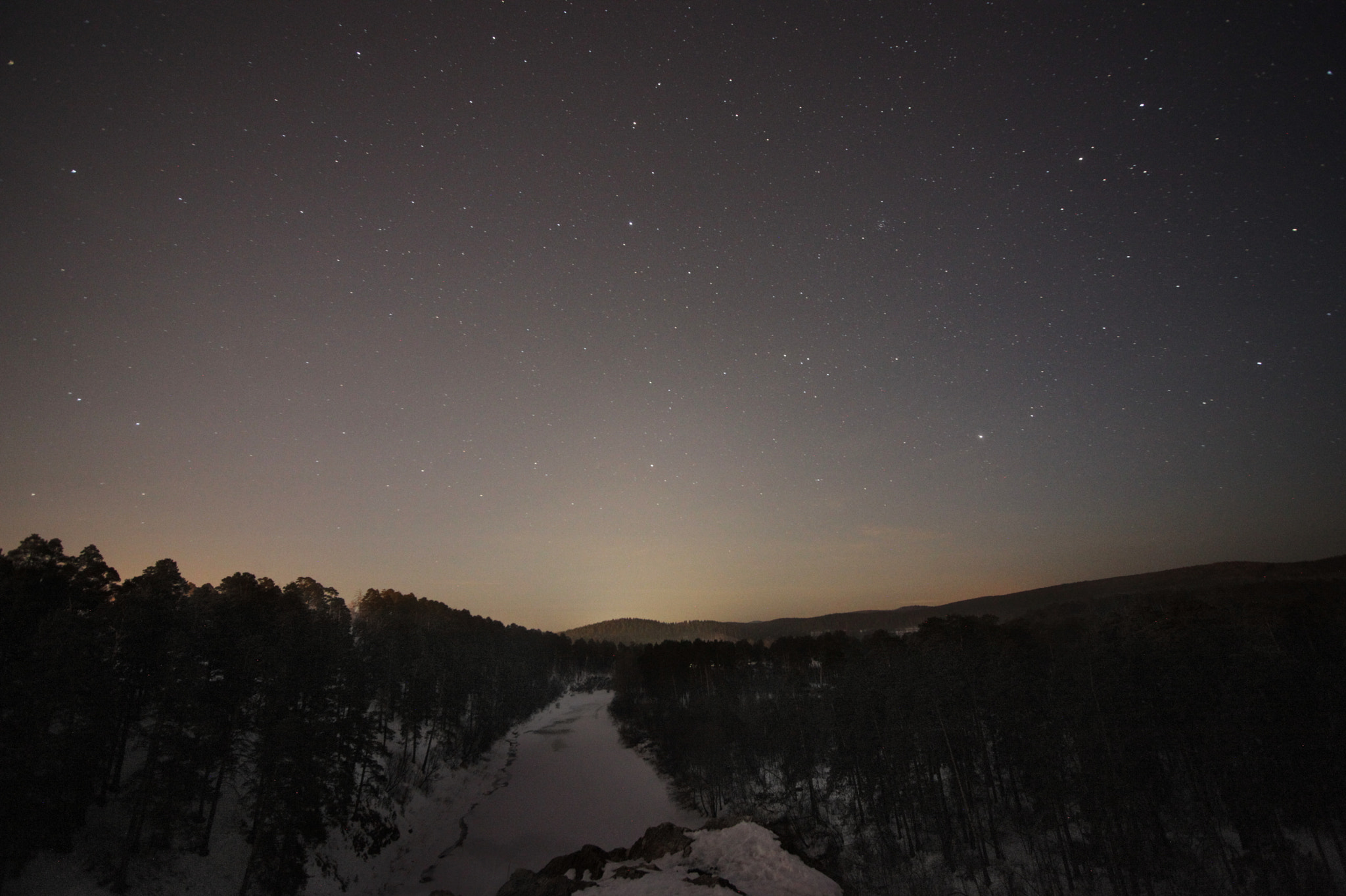 Canon EOS 5D Mark II sample photo. Ночной Аргус, вид на Ай| nightly argus photography