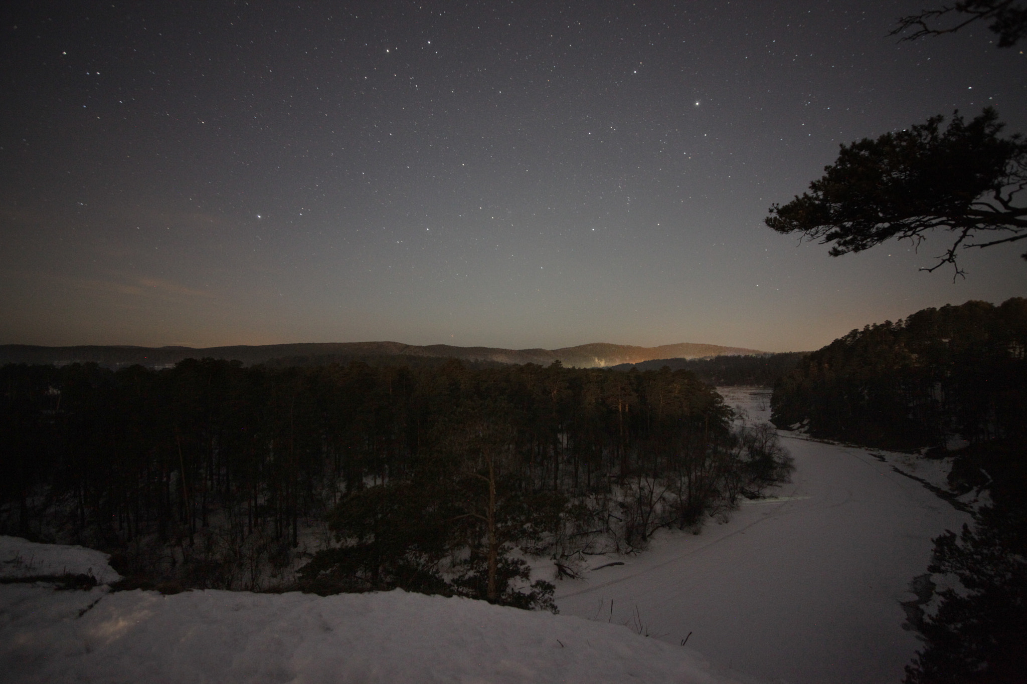 Canon EOS 5D Mark II sample photo. Ночной Аргус, вид на Ай | nightly argus photography