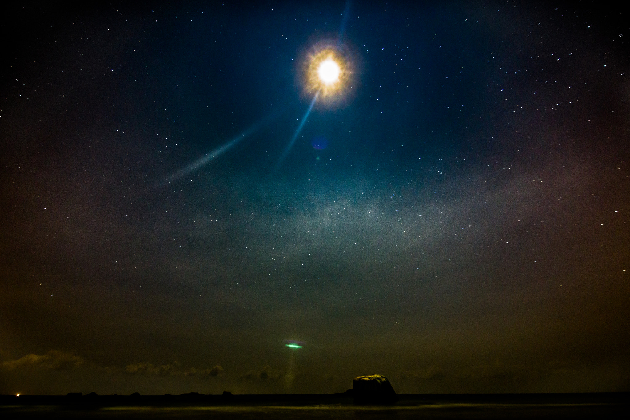 20mm F2.8 sample photo. Kaleidoscopic night photography