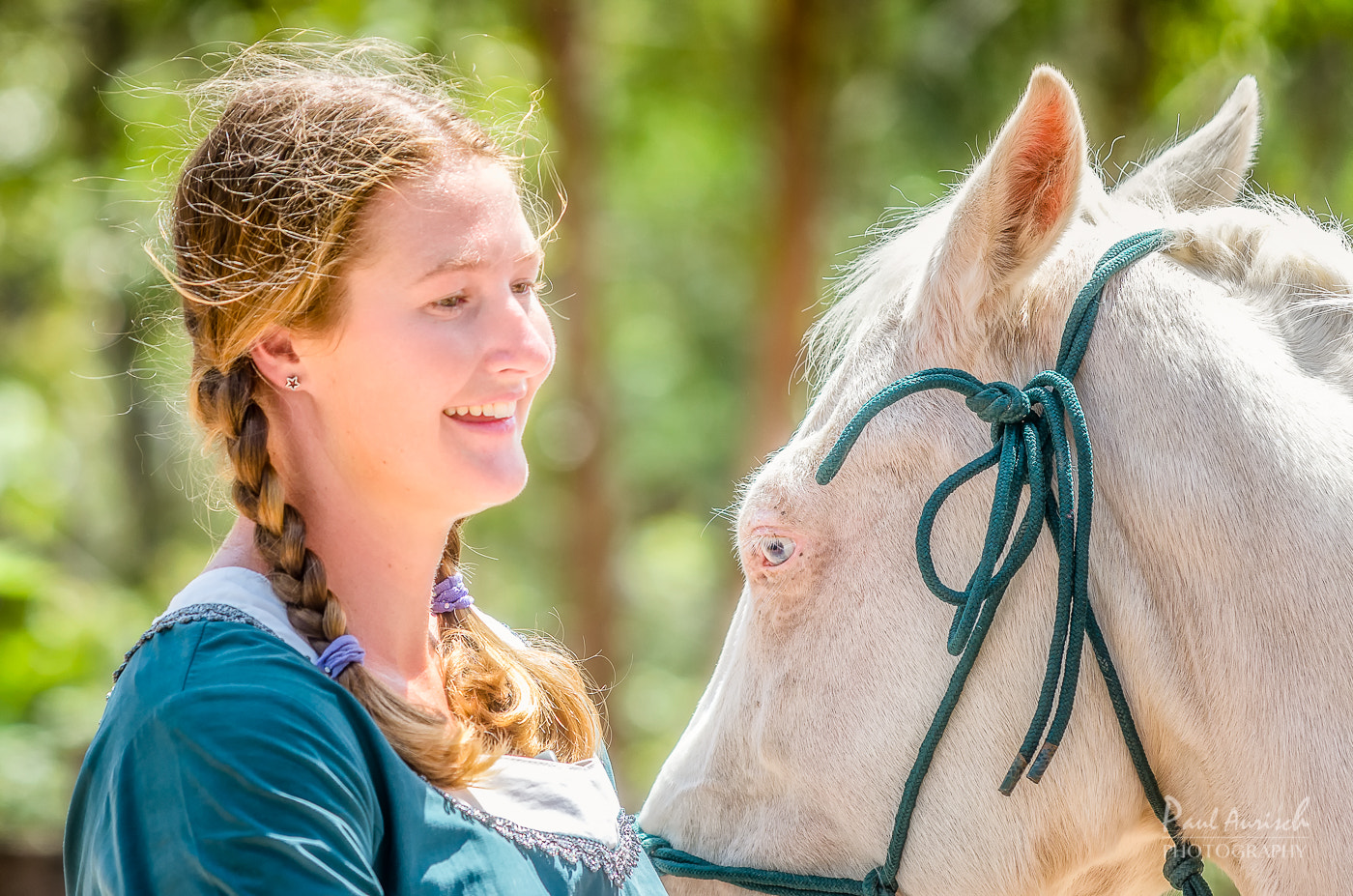 Nikon AF-S Nikkor 70-200mm F4G ED VR sample photo. Girl and her horse photography
