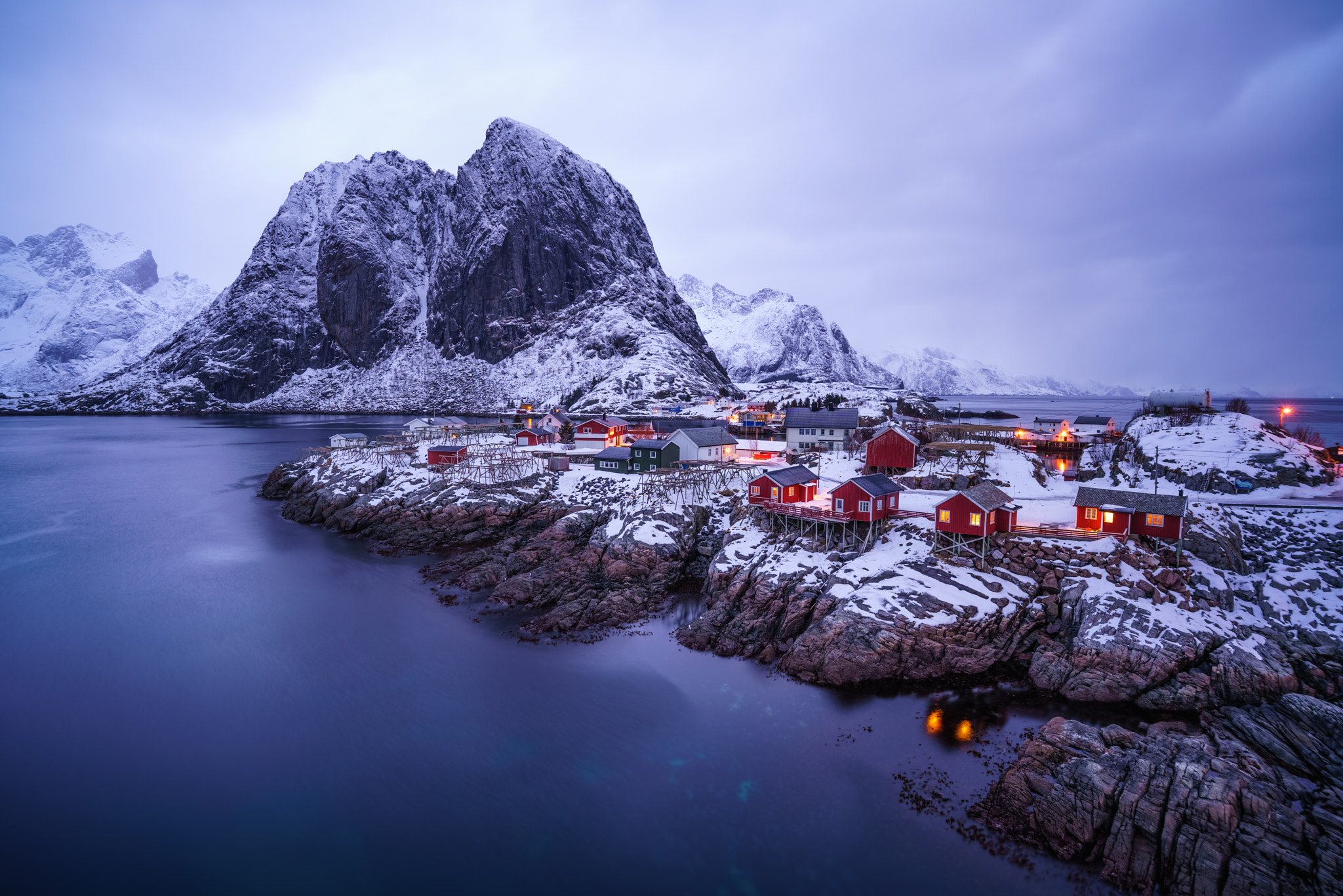 Sony a7R II sample photo. Magical hamnøy photography