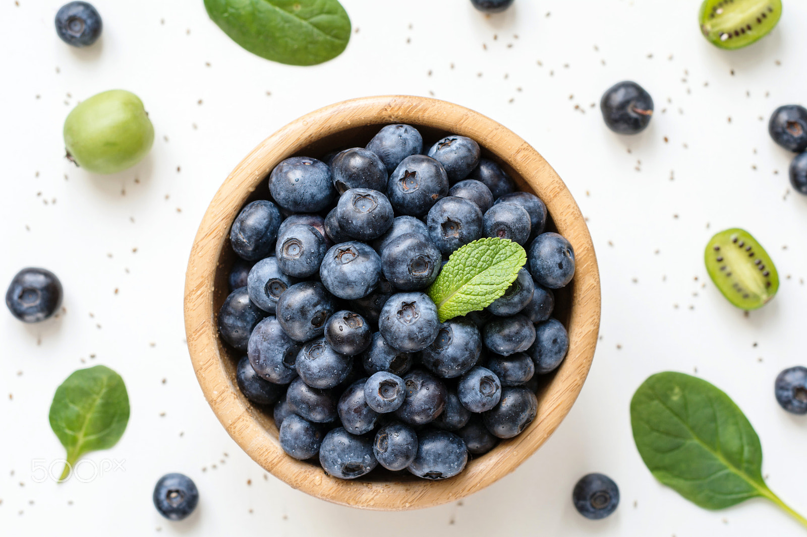 Nikon D7100 + Nikon AF-S Nikkor 50mm F1.4G sample photo. Blueberries in bowl white photography