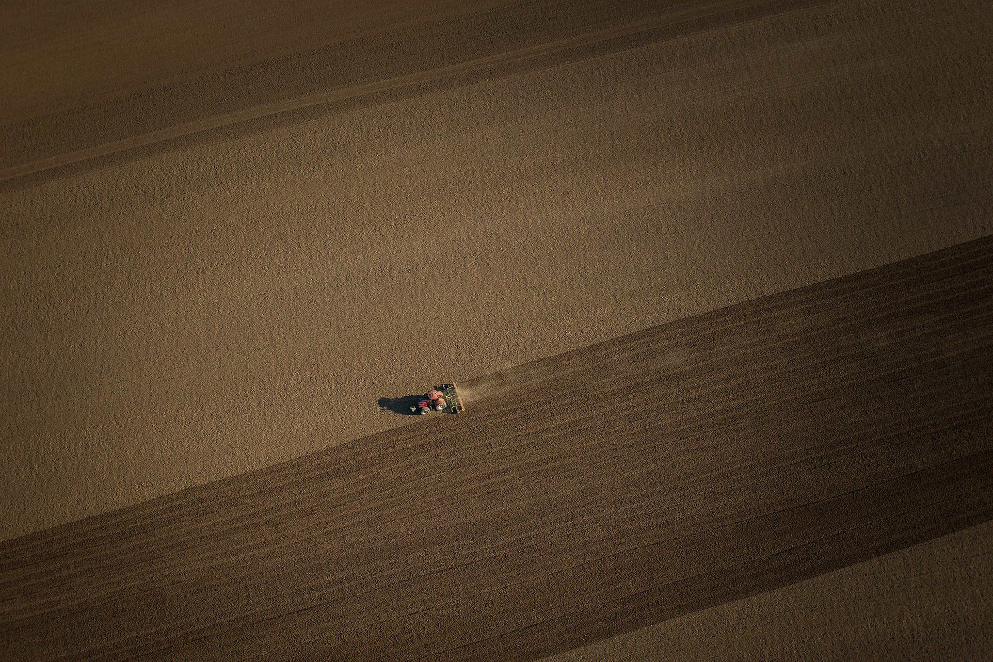 Canon EOS-1D X sample photo. Traktor from above photography